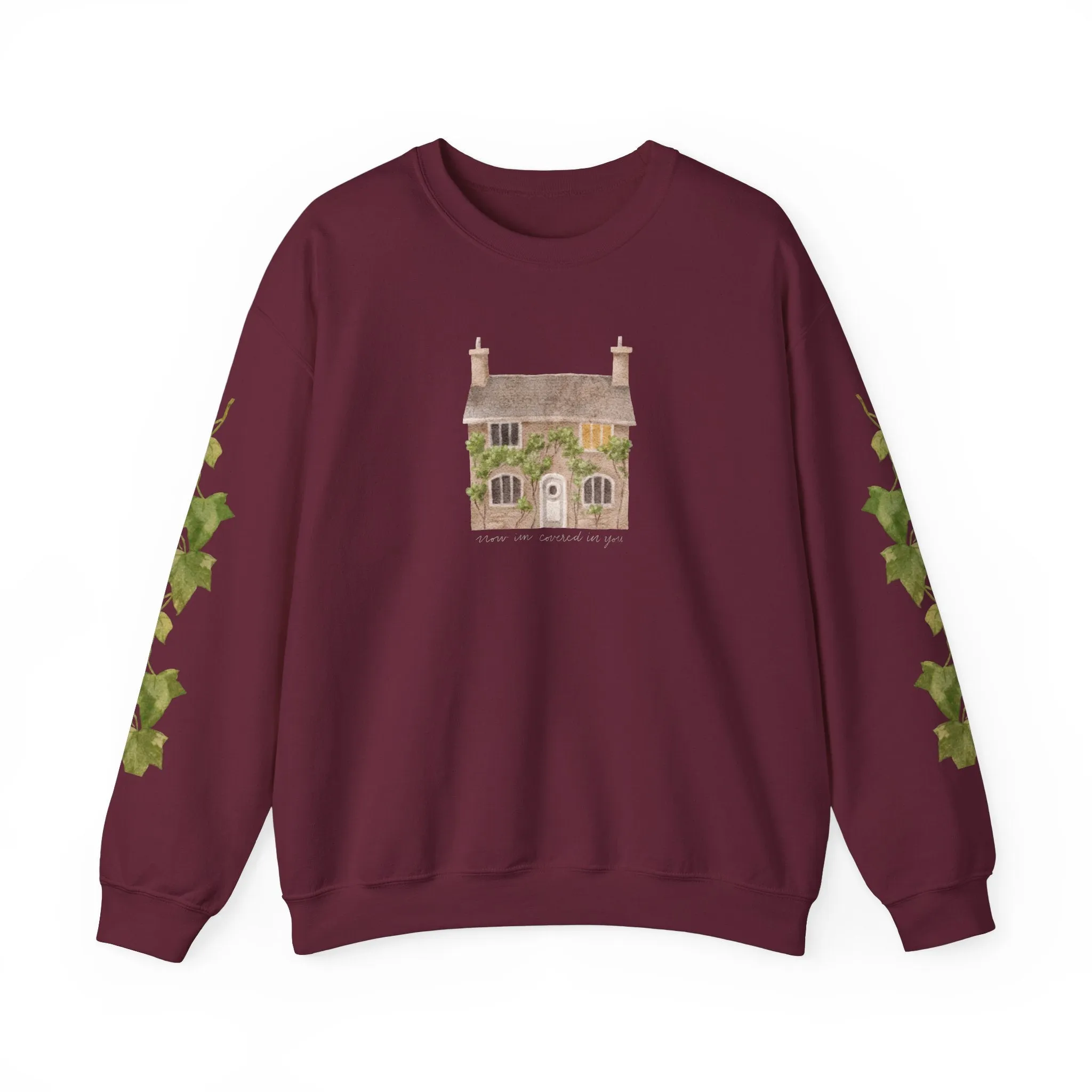 Ivy House Crewneck Sweatshirt sold by Rose Blush Studio product image thumbnail 4