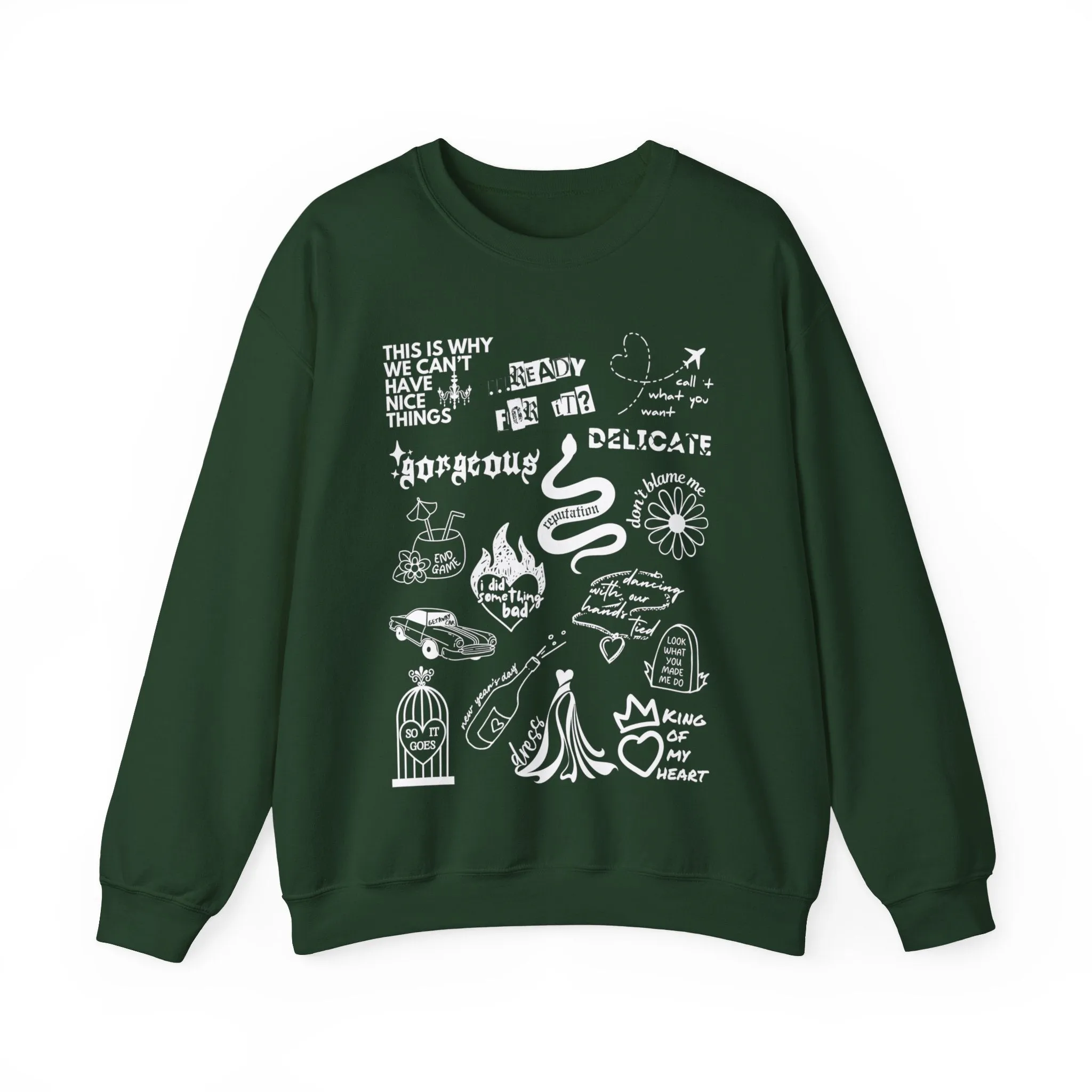 Reputation Collage Crewneck Sweatshirt sold by Rose Blush Studio