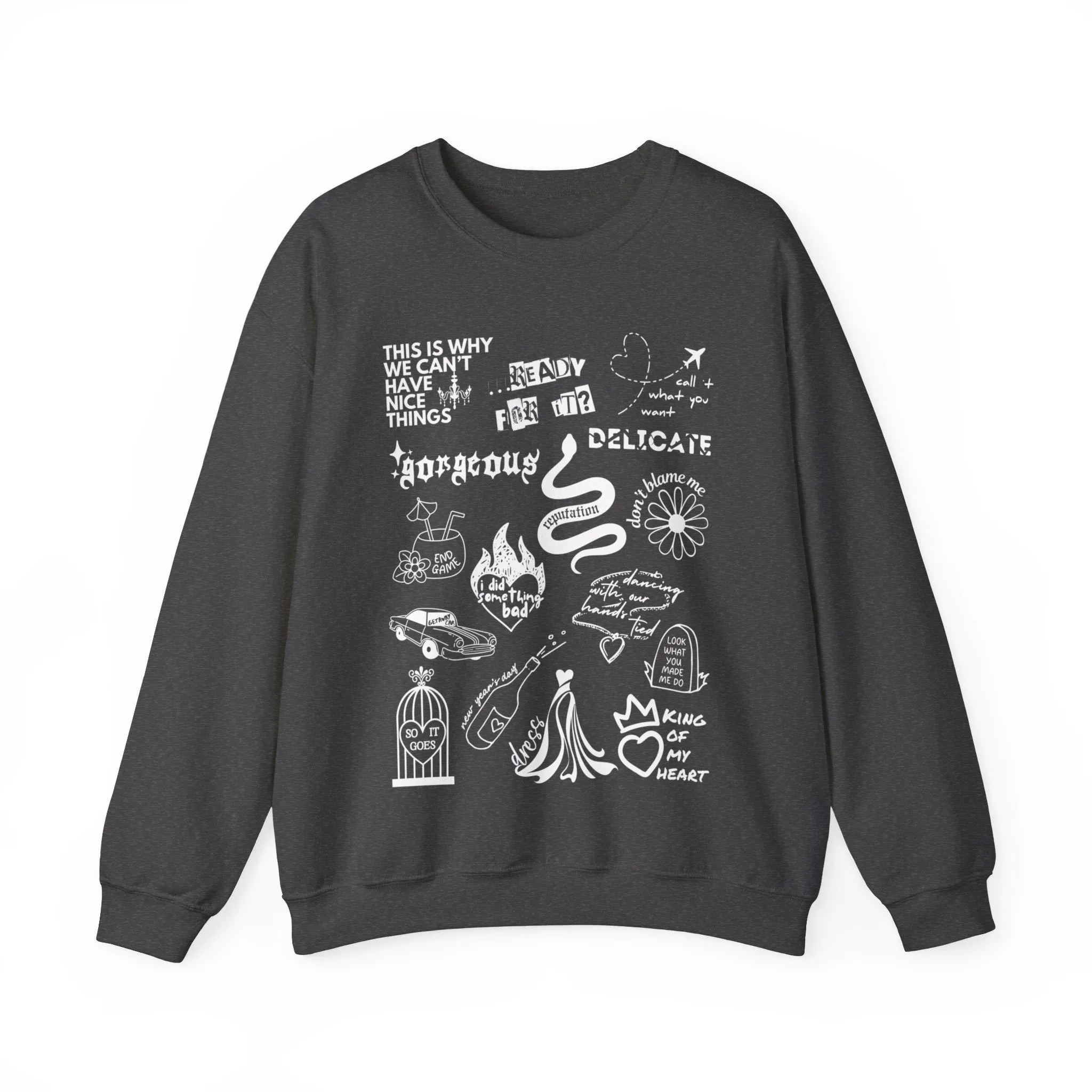 Reputation Collage Crewneck Sweatshirt sold by Rose Blush Studio product image thumbnail 3