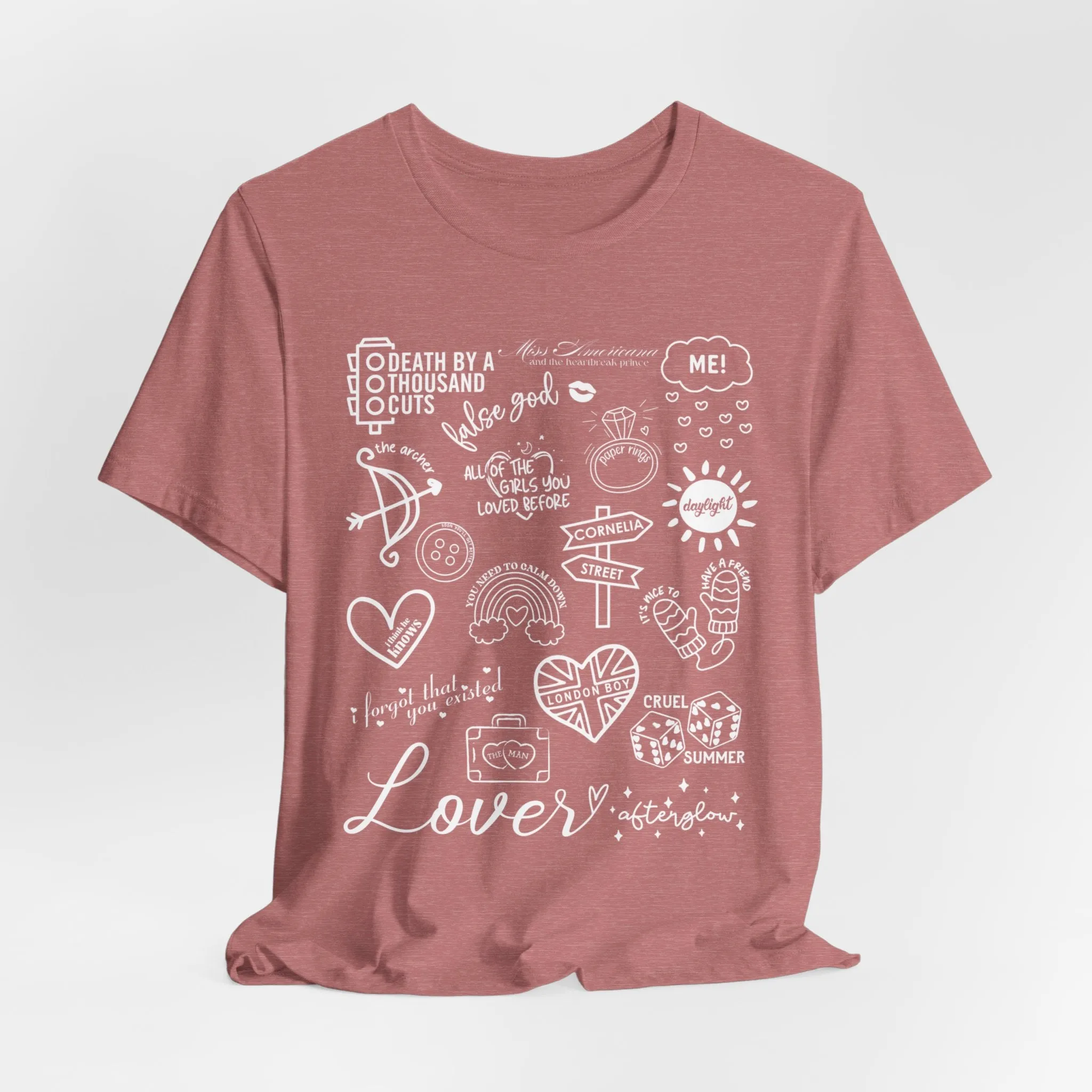 Lover Collage Tshirt sold by Rose Blush Studio product image thumbnail 4