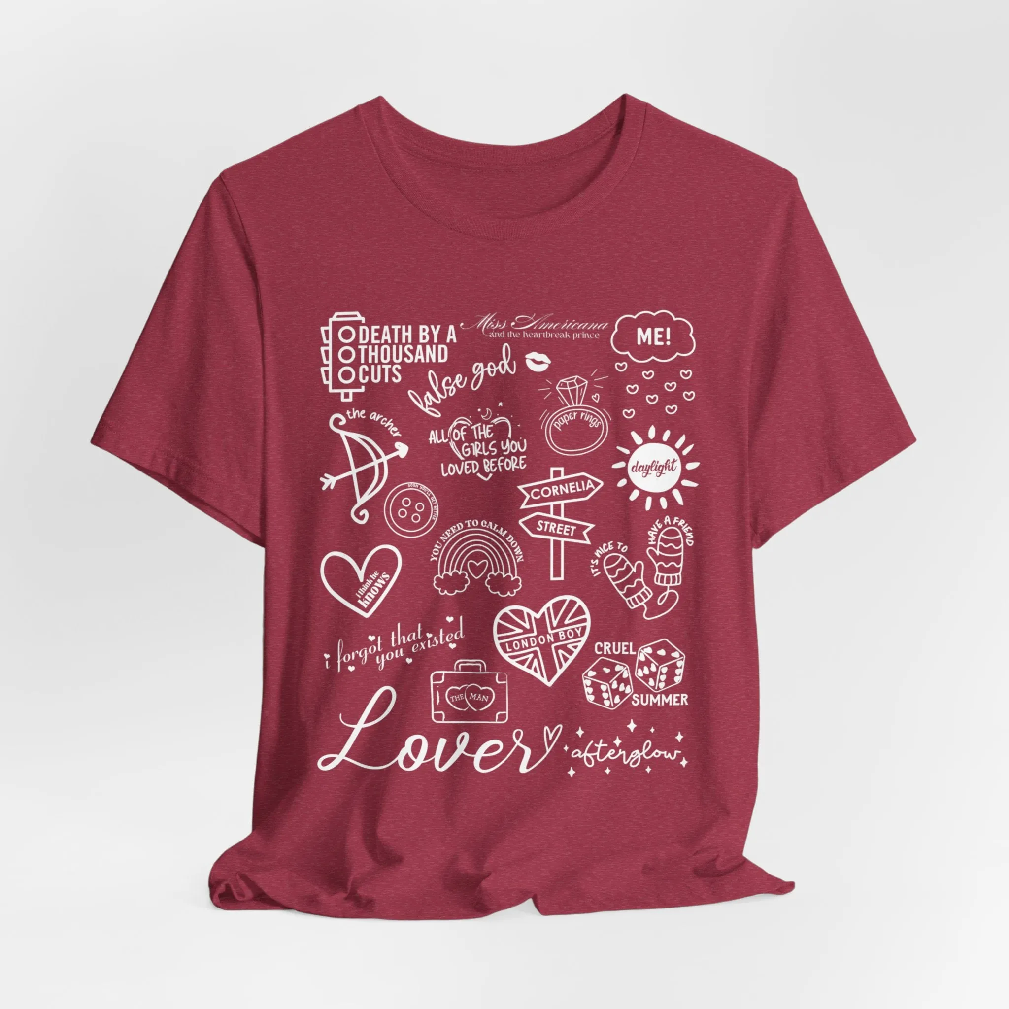 Lover Collage Tshirt sold by Rose Blush Studio product image thumbnail 3