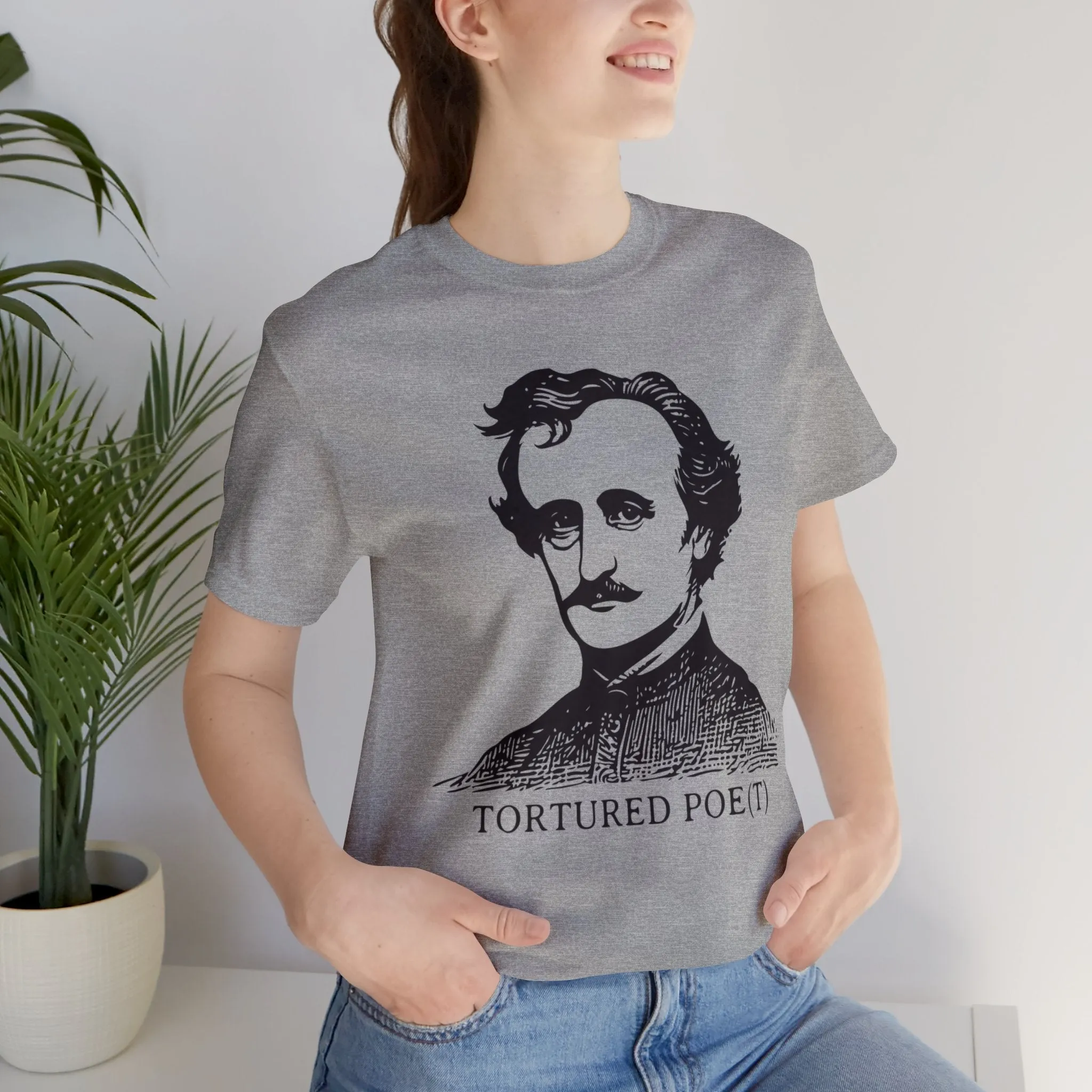 Tortured Poe(t) Tshirt sold by Rose Blush Studio product image thumbnail 2