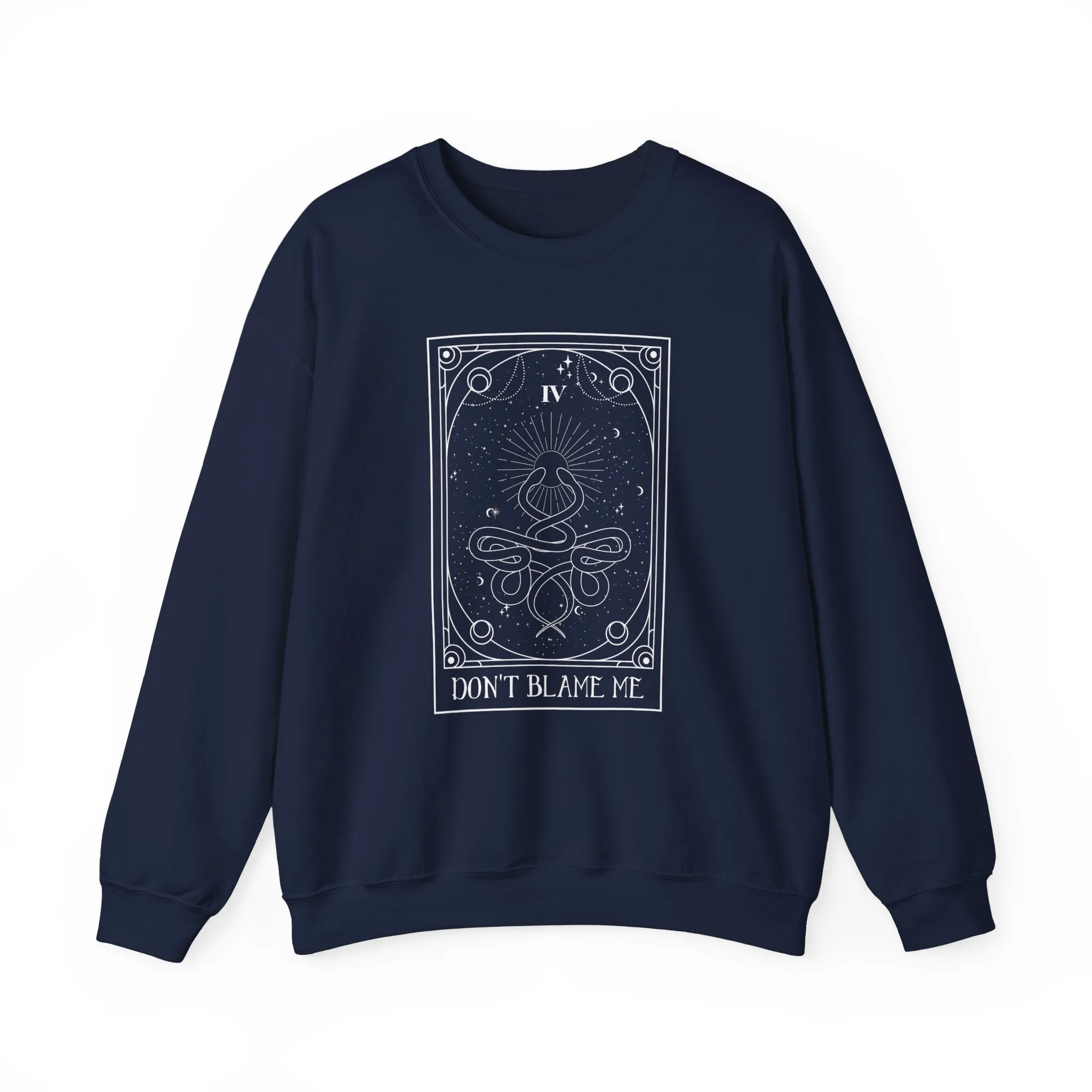 Tarot Crewneck Sweatshirt - Don't Blame Me sold by Rose Blush Studio product image thumbnail 4