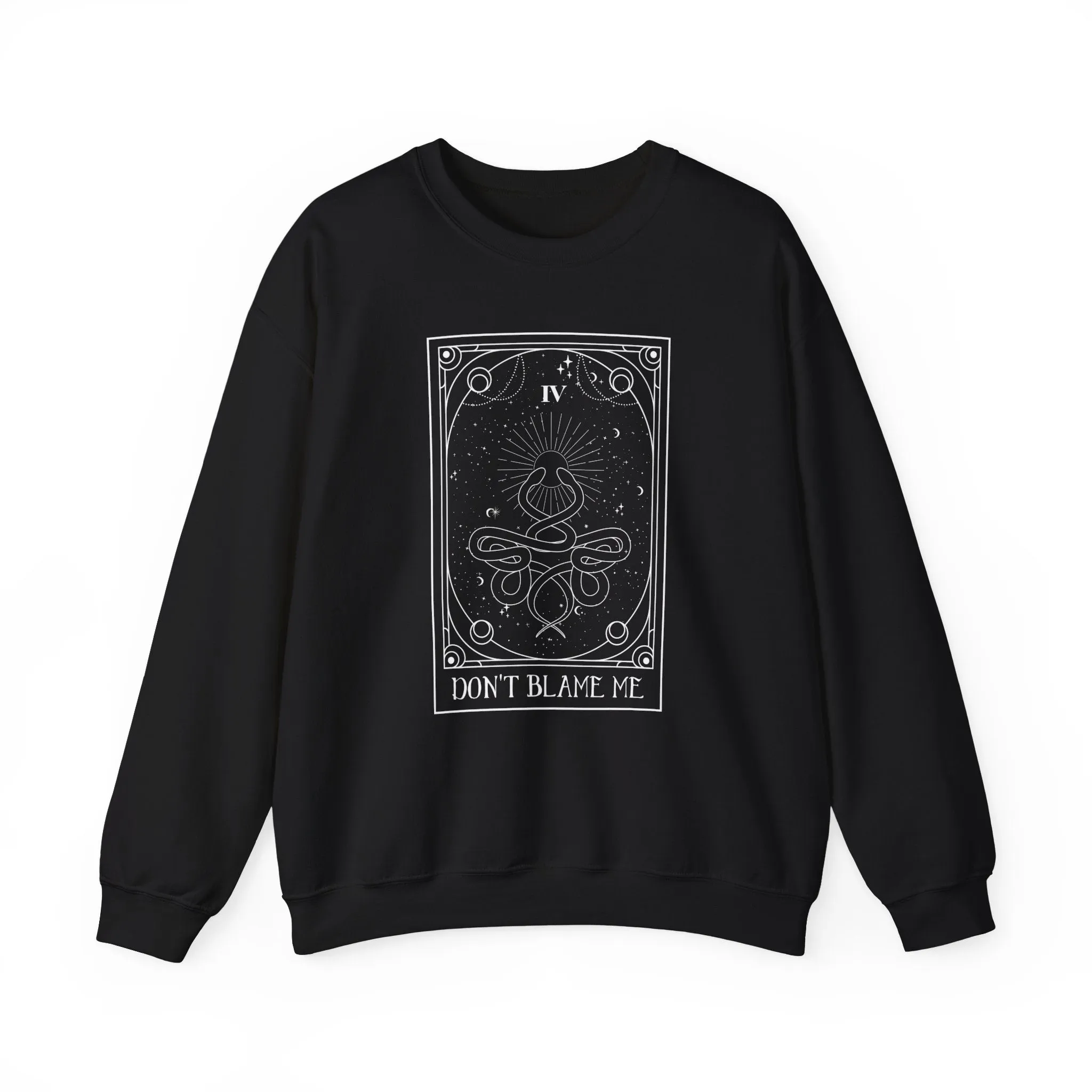 Tarot Crewneck Sweatshirt - Don't Blame Me sold by Rose Blush Studio product image thumbnail 5
