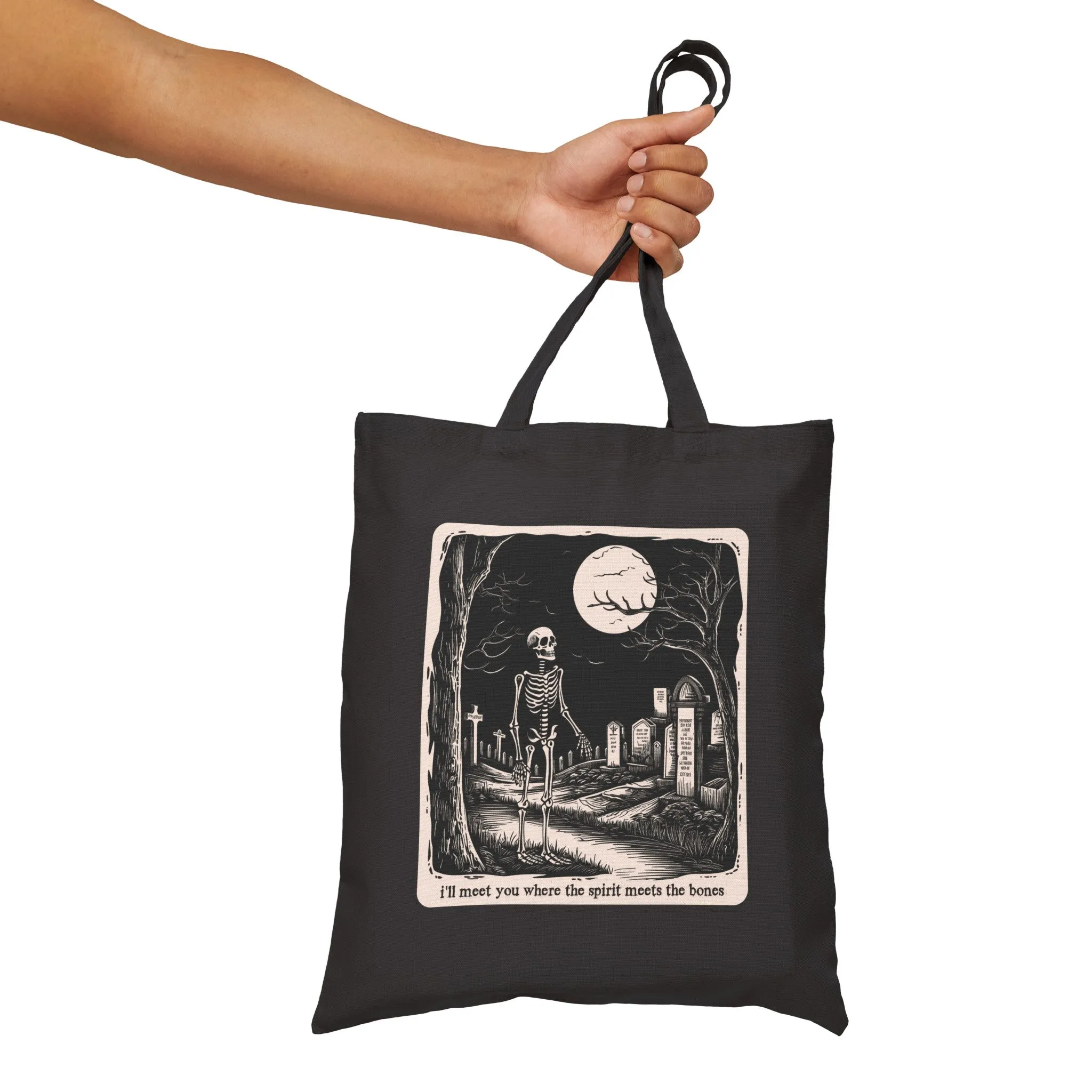 Spirit Meets the Bones Tote sold by Rose Blush Studio product image thumbnail 3