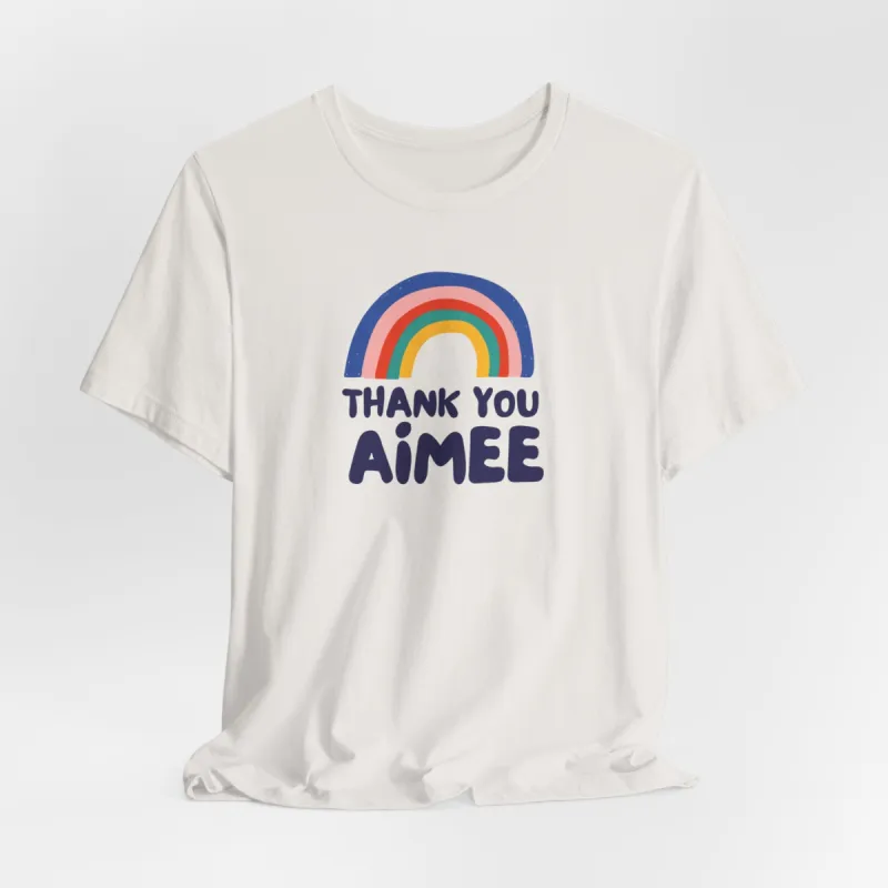 Thank You Aimee Tee sold by Rose Blush Studio