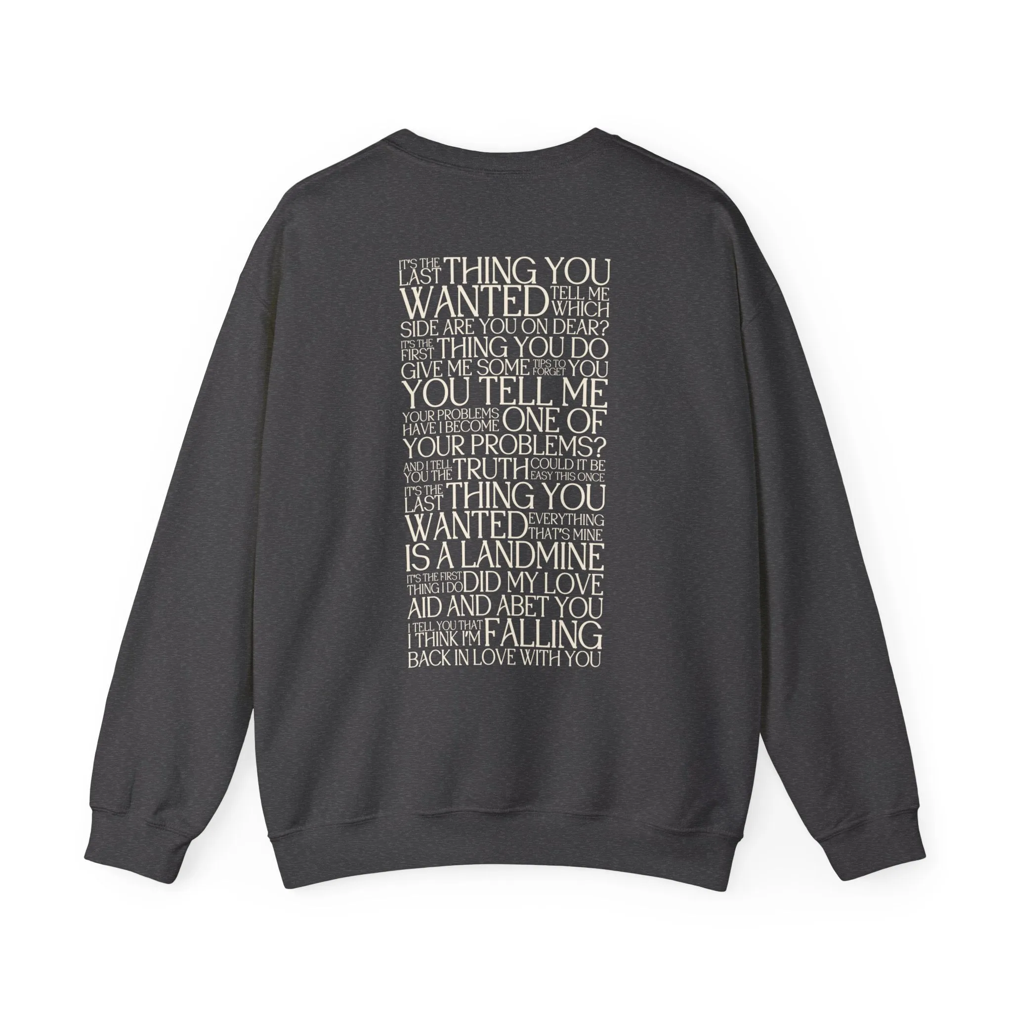 The Alcott Lyrics Crewneck Sweatshirt sold by Rose Blush Studio product image thumbnail 4
