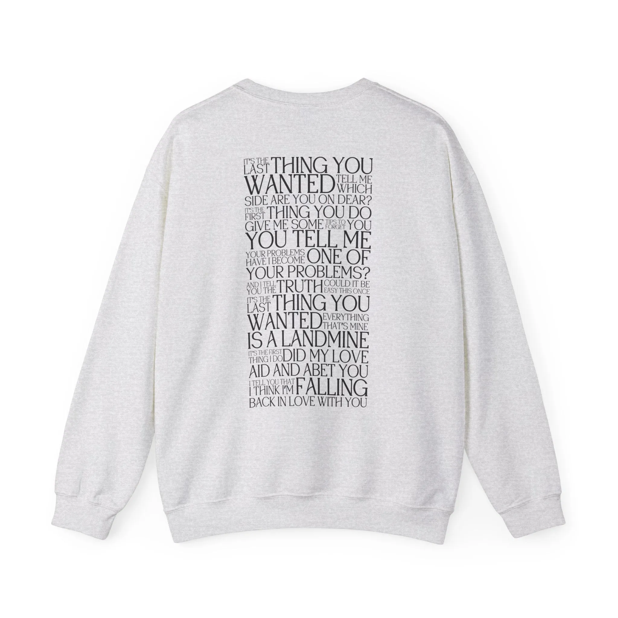 The Alcott Lyrics Crewneck Sweatshirt sold by Rose Blush Studio product image thumbnail 2