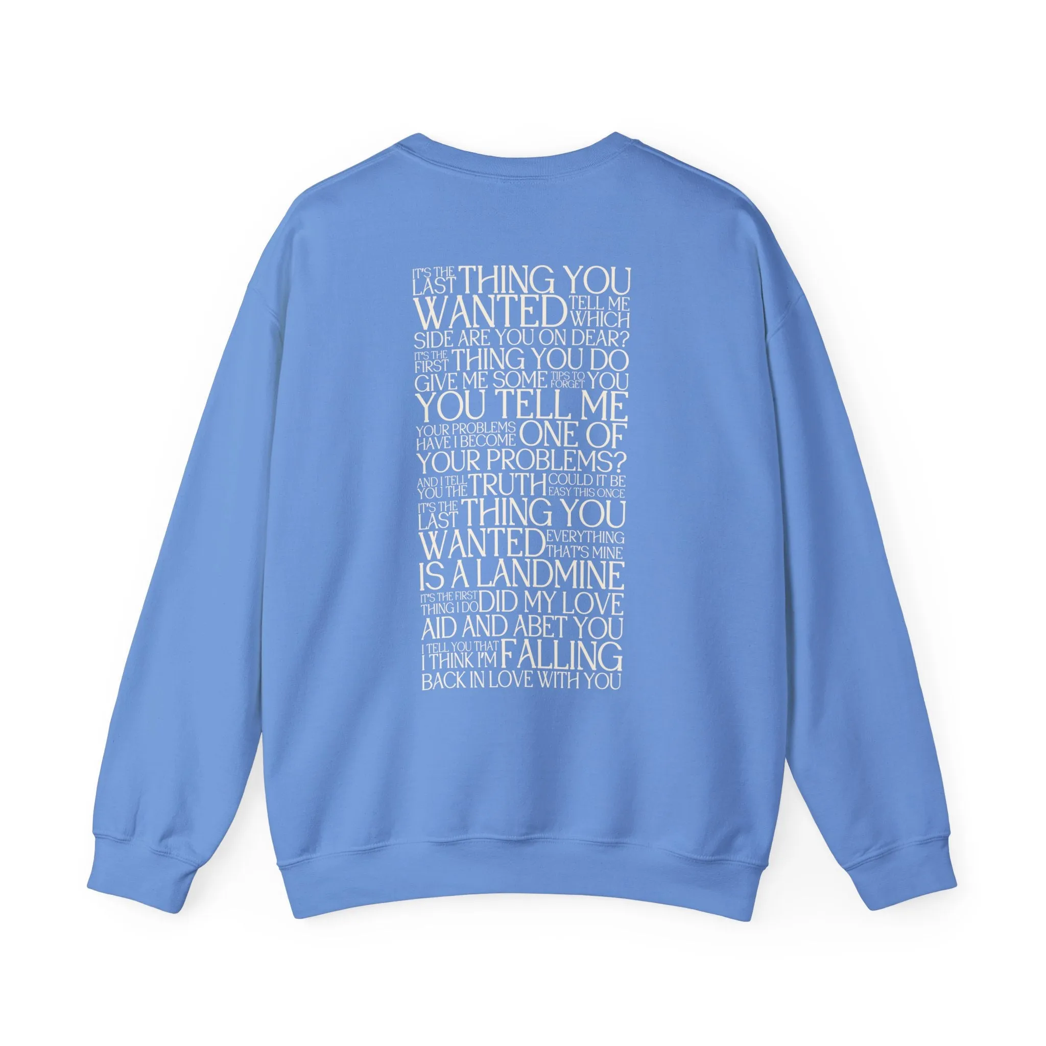 The Alcott Lyrics Crewneck Sweatshirt sold by Rose Blush Studio product image thumbnail 3