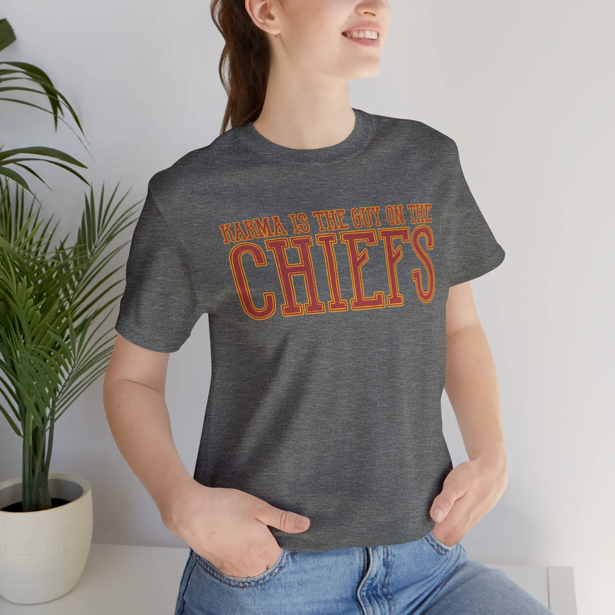 Karma is the Guy on the Chiefs Tshirt sold by Rose Blush Studio product image thumbnail 3