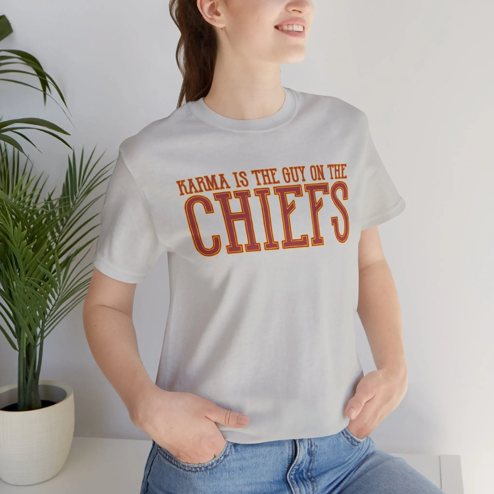 Karma is the Guy on the Chiefs Tshirt sold by Rose Blush Studio