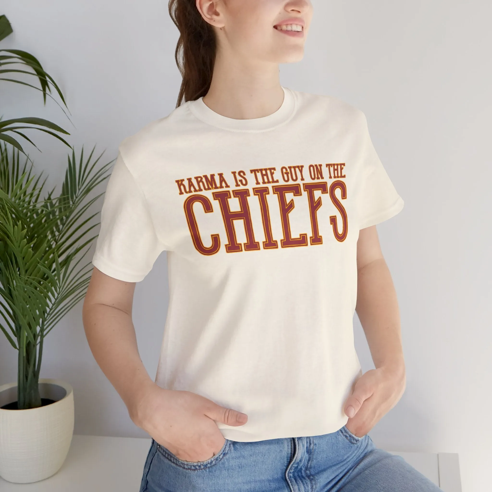 Karma is the Guy on the Chiefs Tshirt sold by Rose Blush Studio product image thumbnail 4