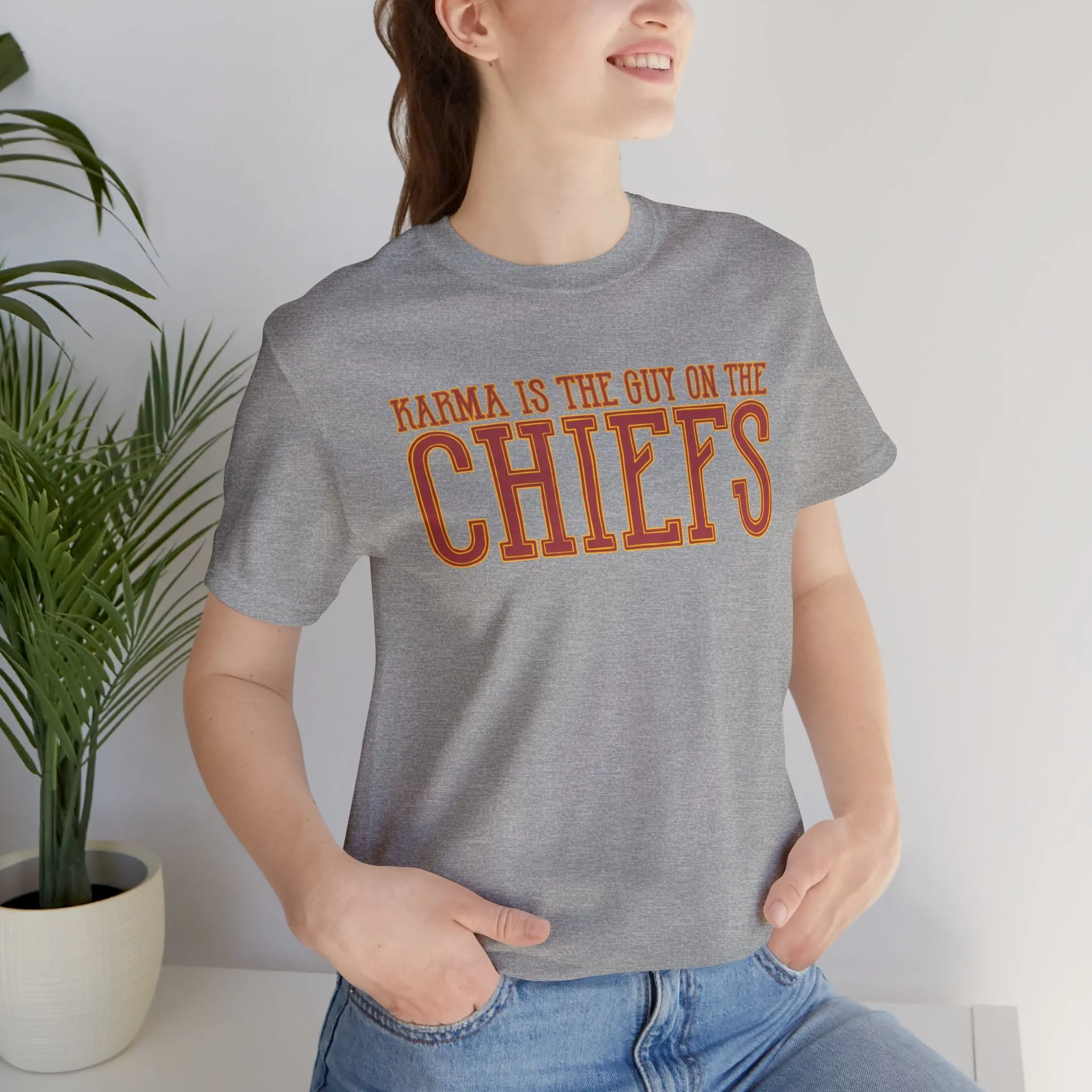 Karma is the Guy on the Chiefs Tshirt sold by Rose Blush Studio product image thumbnail 2
