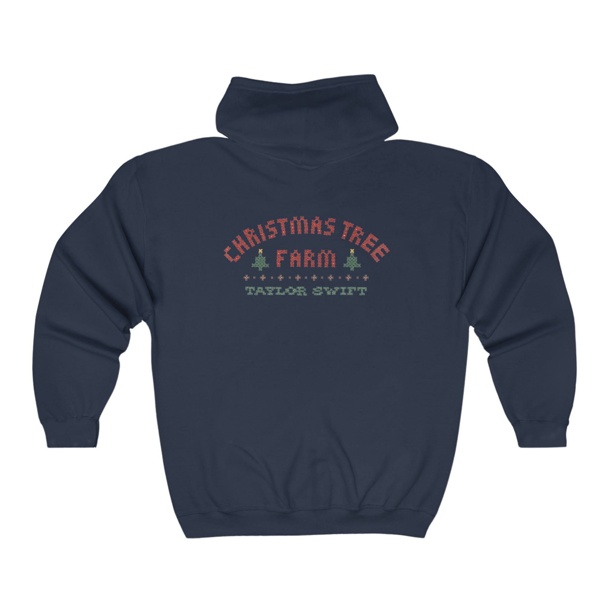 Christmas Tree Full Zip Hoodie sold by Rose Blush Studio product image thumbnail 2