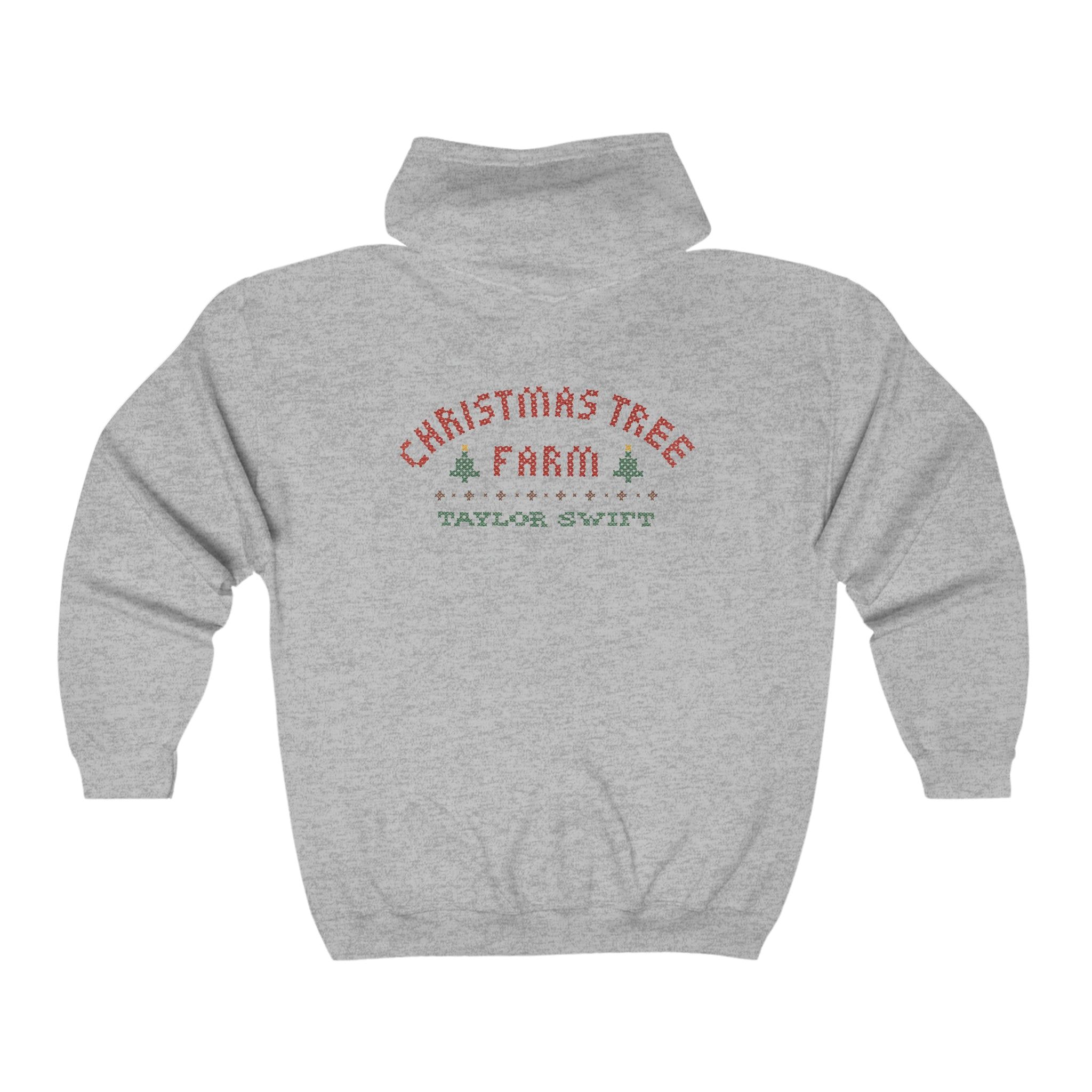 Christmas Tree Full Zip Hoodie sold by Rose Blush Studio