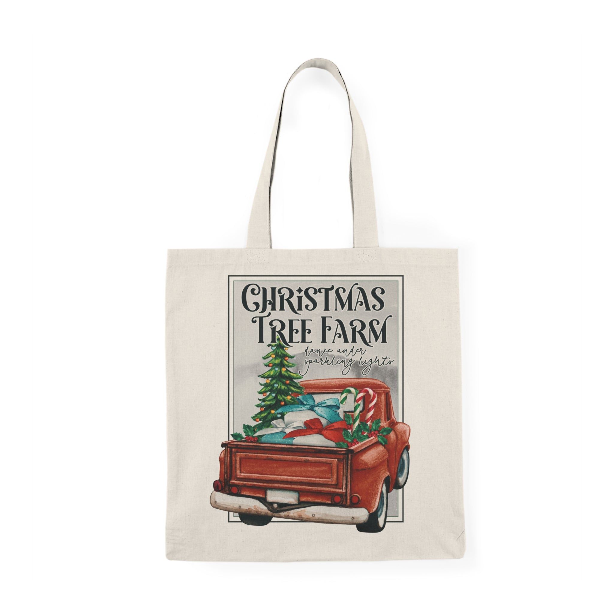 Christmas Tree Farm Tote Bag sold by Rose Blush Studio product image thumbnail 2
