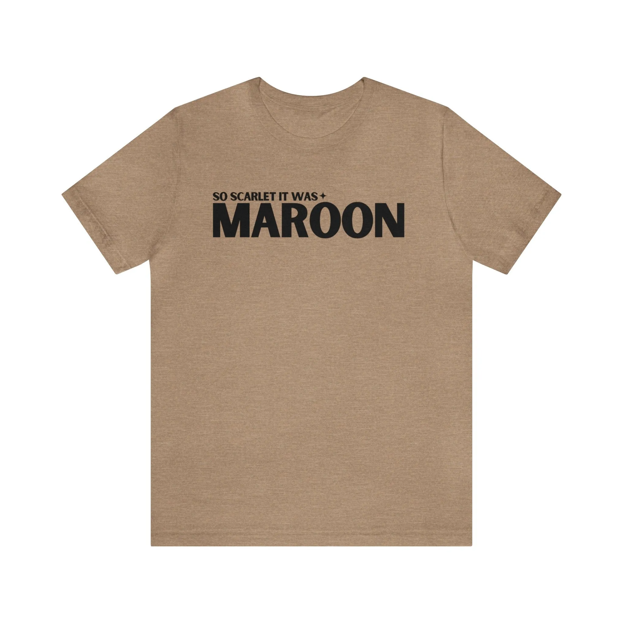 Maroon Tshirt sold by Rose Blush Studio product image thumbnail 4