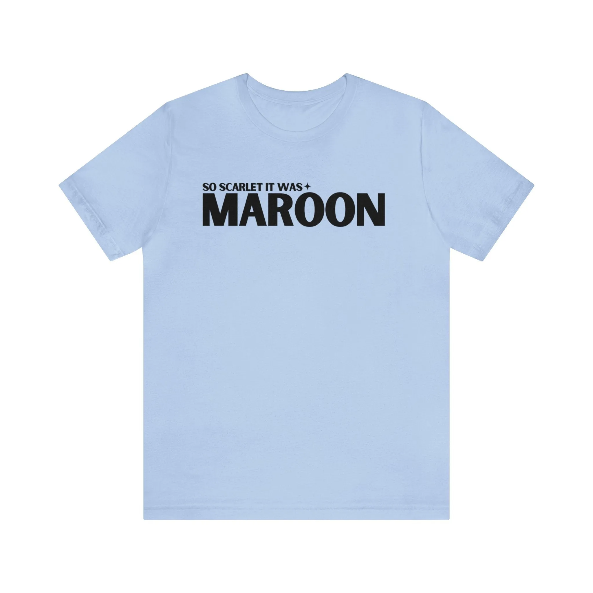 Maroon Tshirt sold by Rose Blush Studio product image thumbnail 3