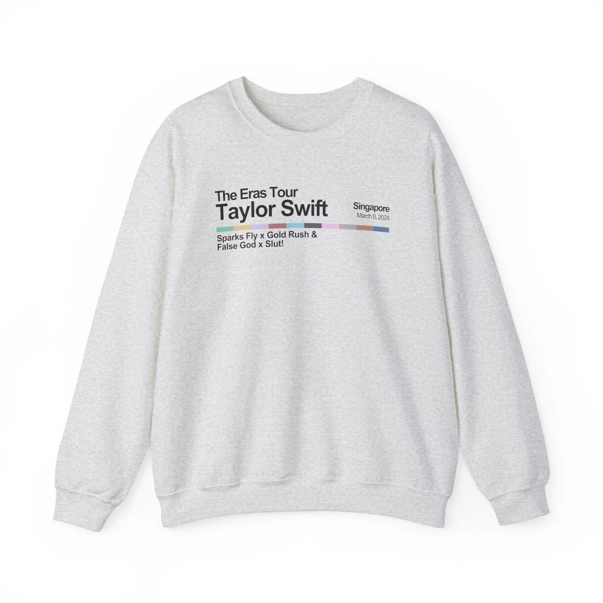 Singapore Night 5 Crewneck Sweatshirt sold by Rose Blush Studio product image thumbnail 2