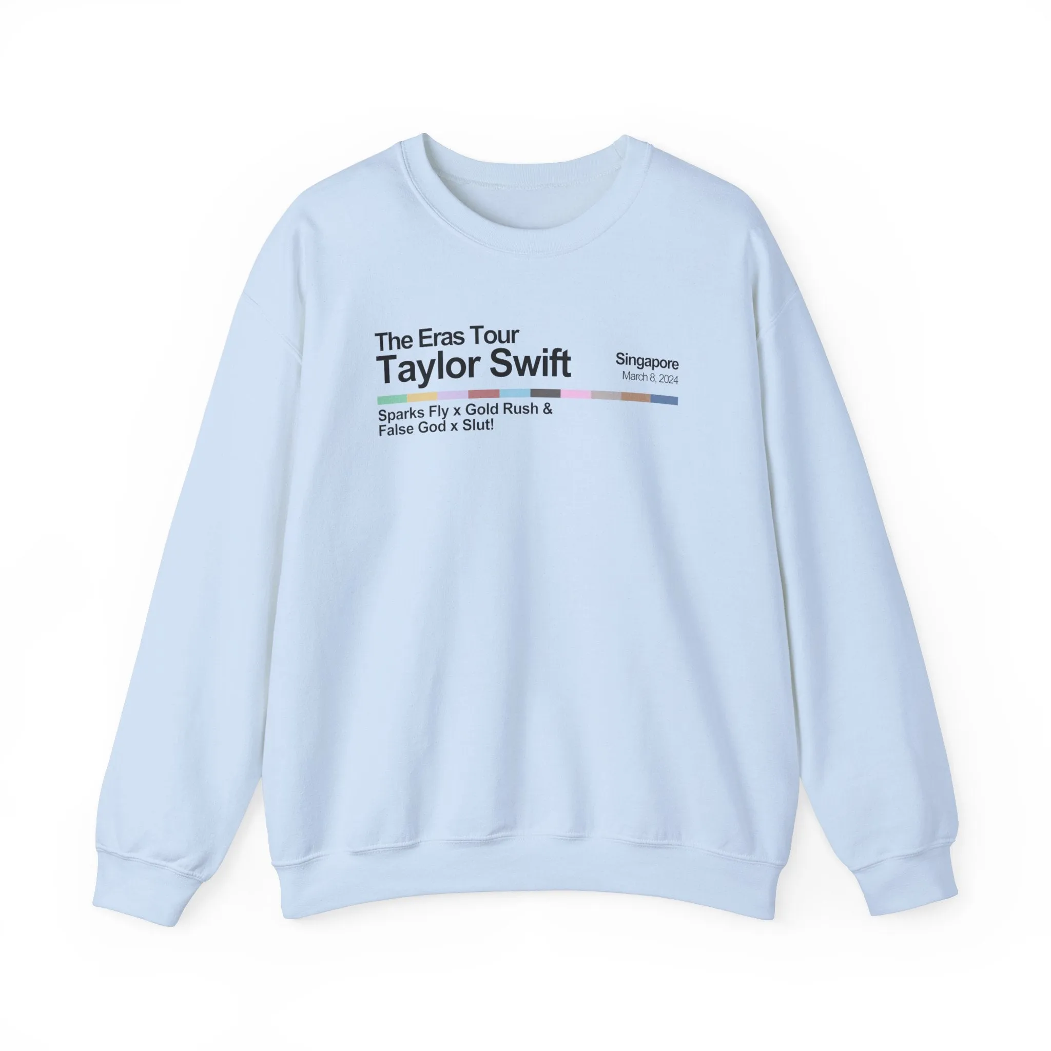 Singapore Night 5 Crewneck Sweatshirt sold by Rose Blush Studio product image thumbnail 4