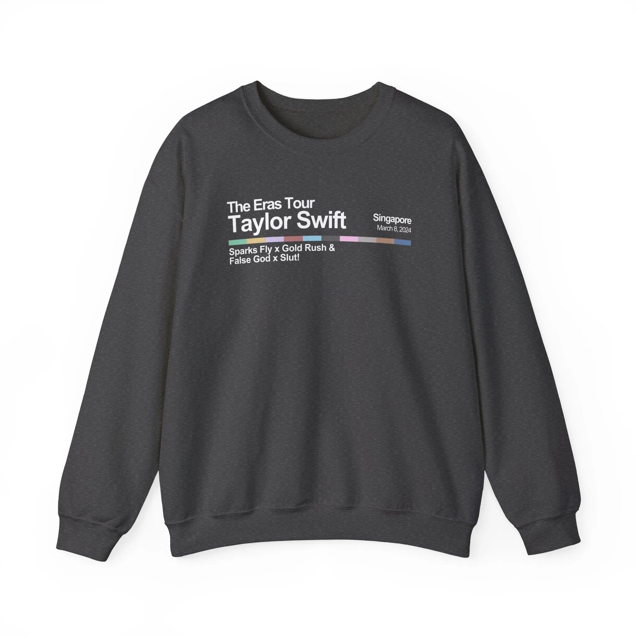 Singapore Night 5 Crewneck Sweatshirt sold by Rose Blush Studio product image thumbnail 3