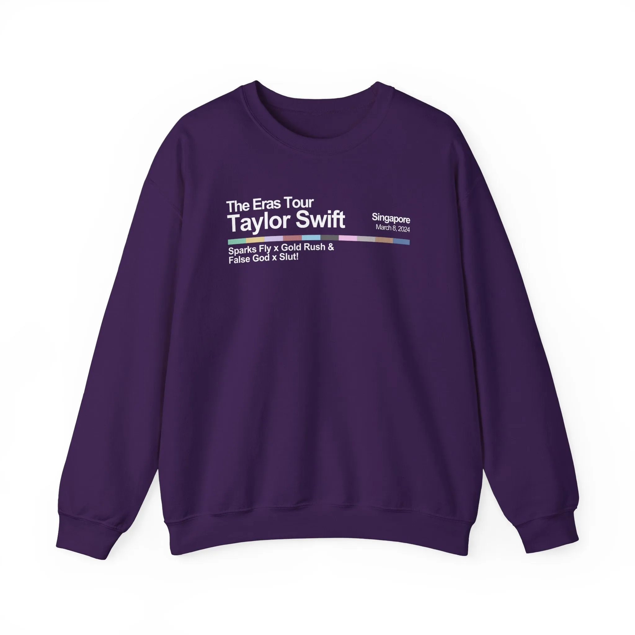Singapore Night 5 Crewneck Sweatshirt sold by Rose Blush Studio
