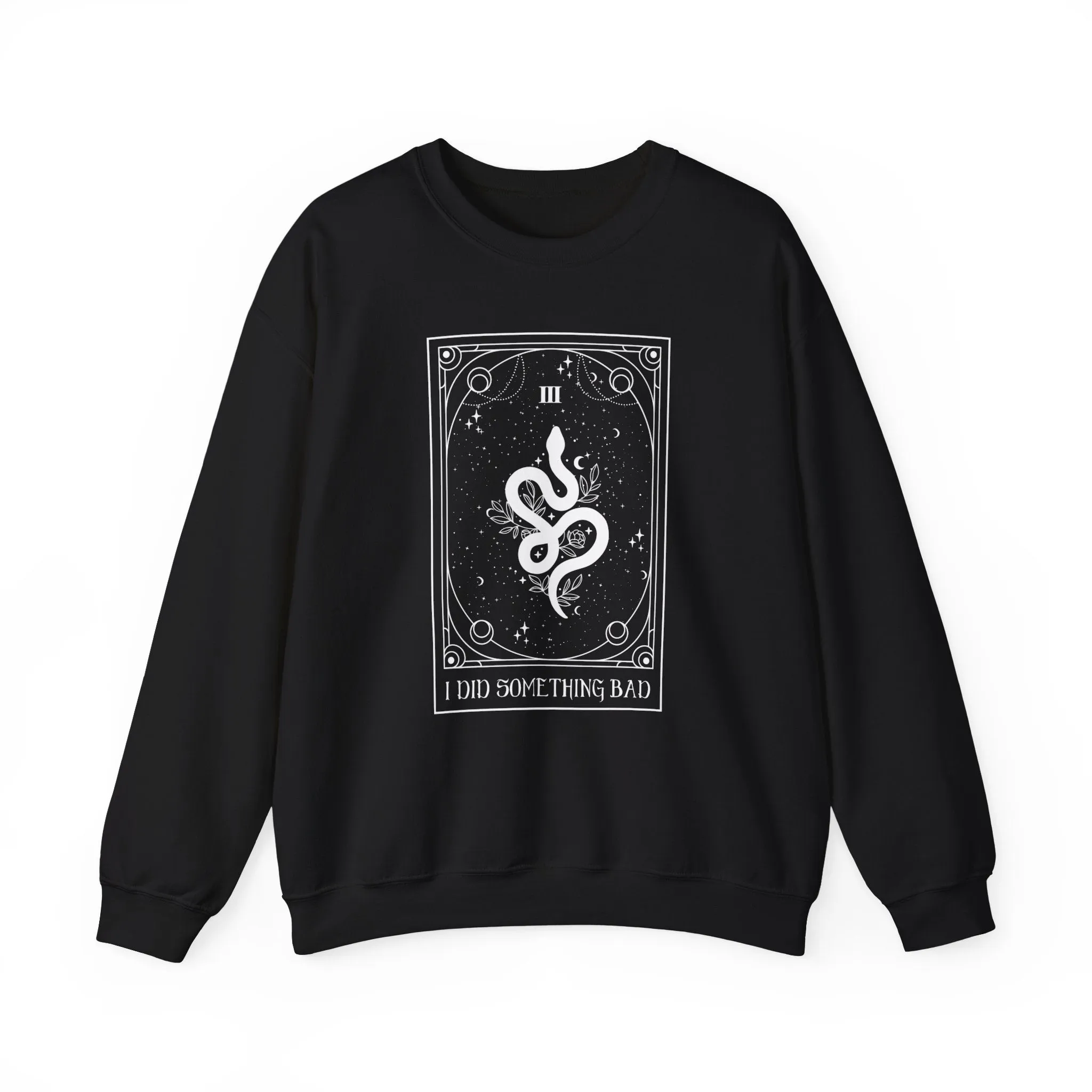 Tarot Crewneck Sweatshirt - I Did Something Bad sold by Rose Blush Studio product image thumbnail 5