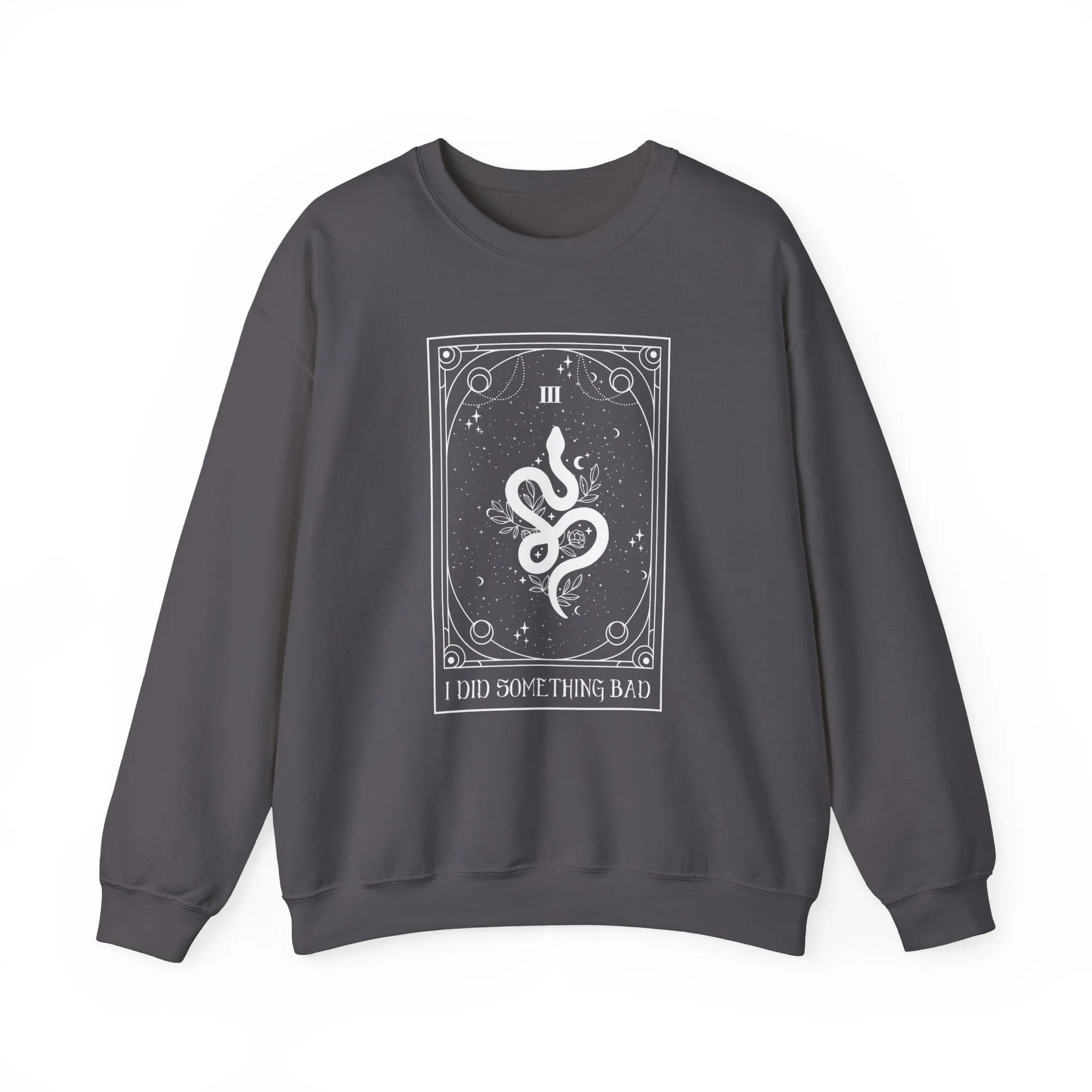 Tarot Crewneck Sweatshirt - I Did Something Bad sold by Rose Blush Studio product image thumbnail 2