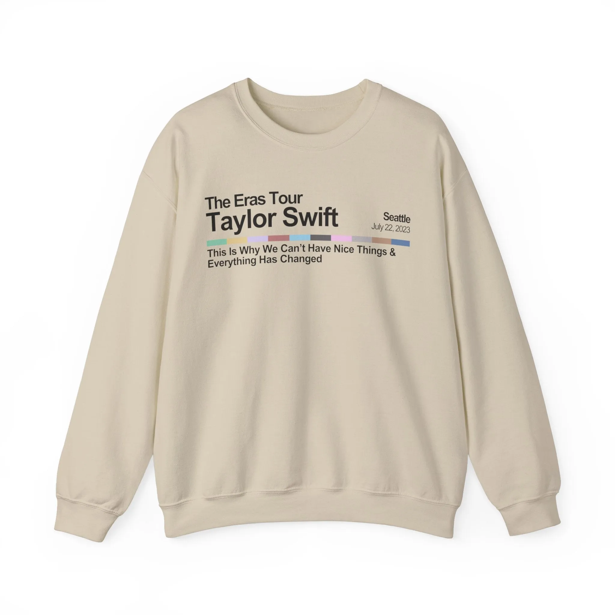 Seattle Night 1 Crewneck Sweatshirt sold by Rose Blush Studio