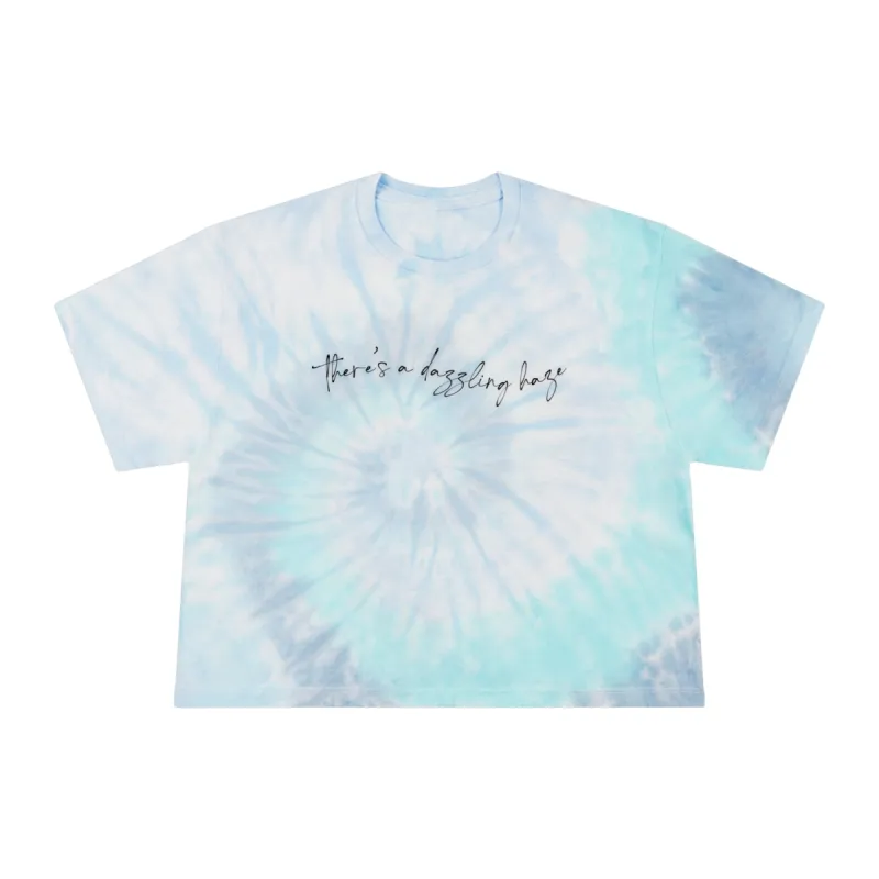 There's a Dazzling Haze Tie-Dye Crop Tee sold by Rose Blush Studio