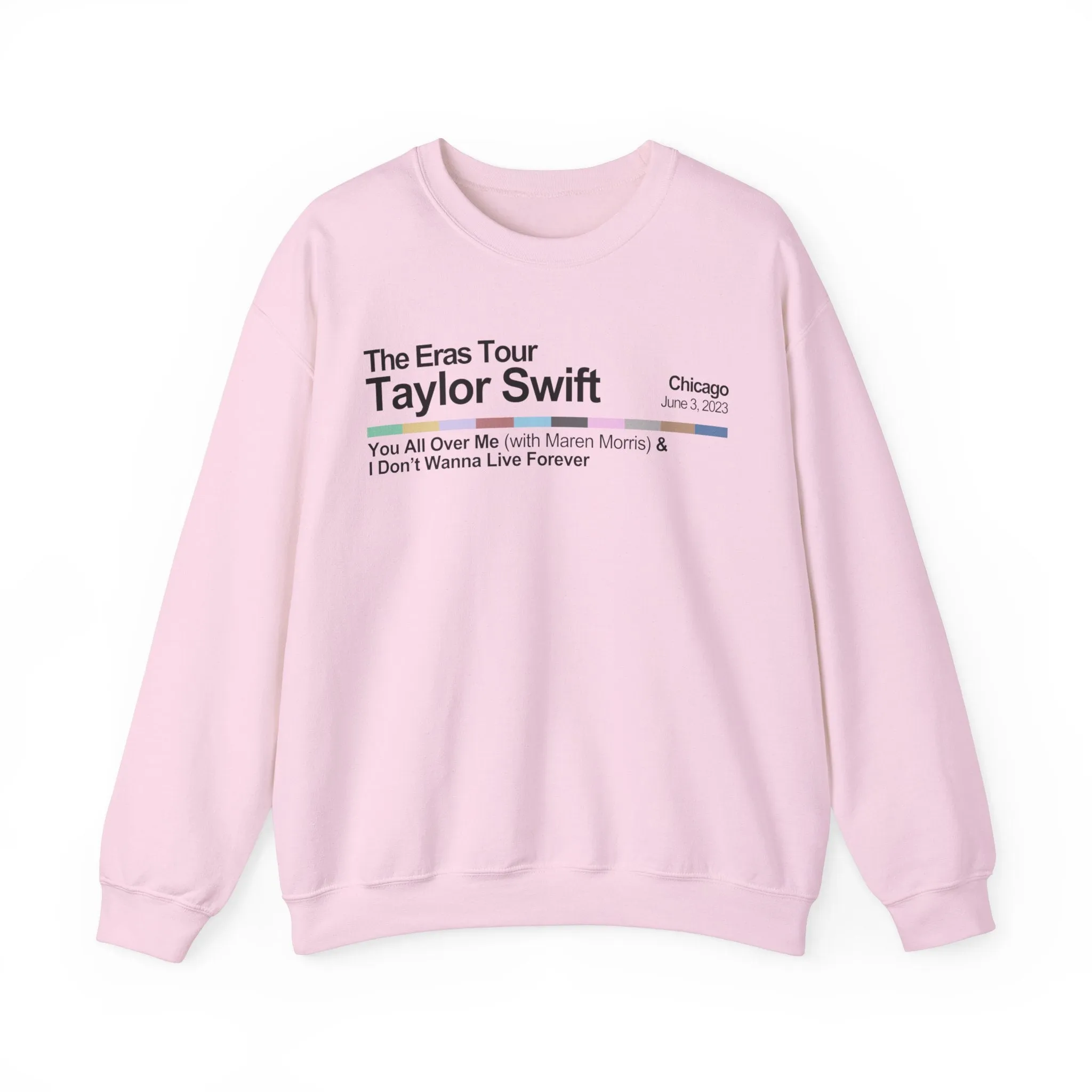 Chicago Night 2 Crewneck Sweatshirt sold by Rose Blush Studio product image thumbnail 5