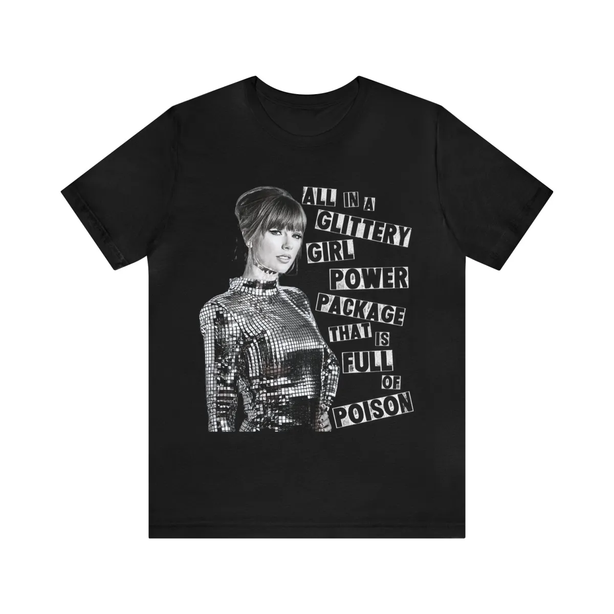 Glittery Girl Power Tshirt sold by Rose Blush Studio