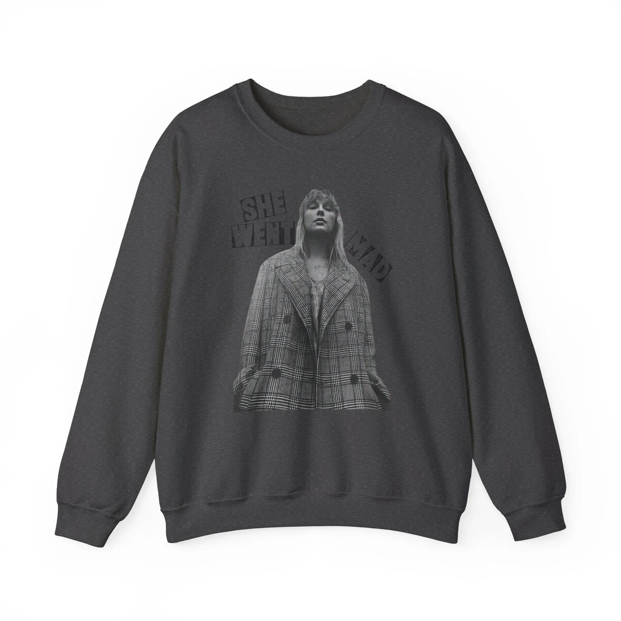 She Went Mad Crewneck Sweatshirt sold by Rose Blush Studio product image thumbnail 4