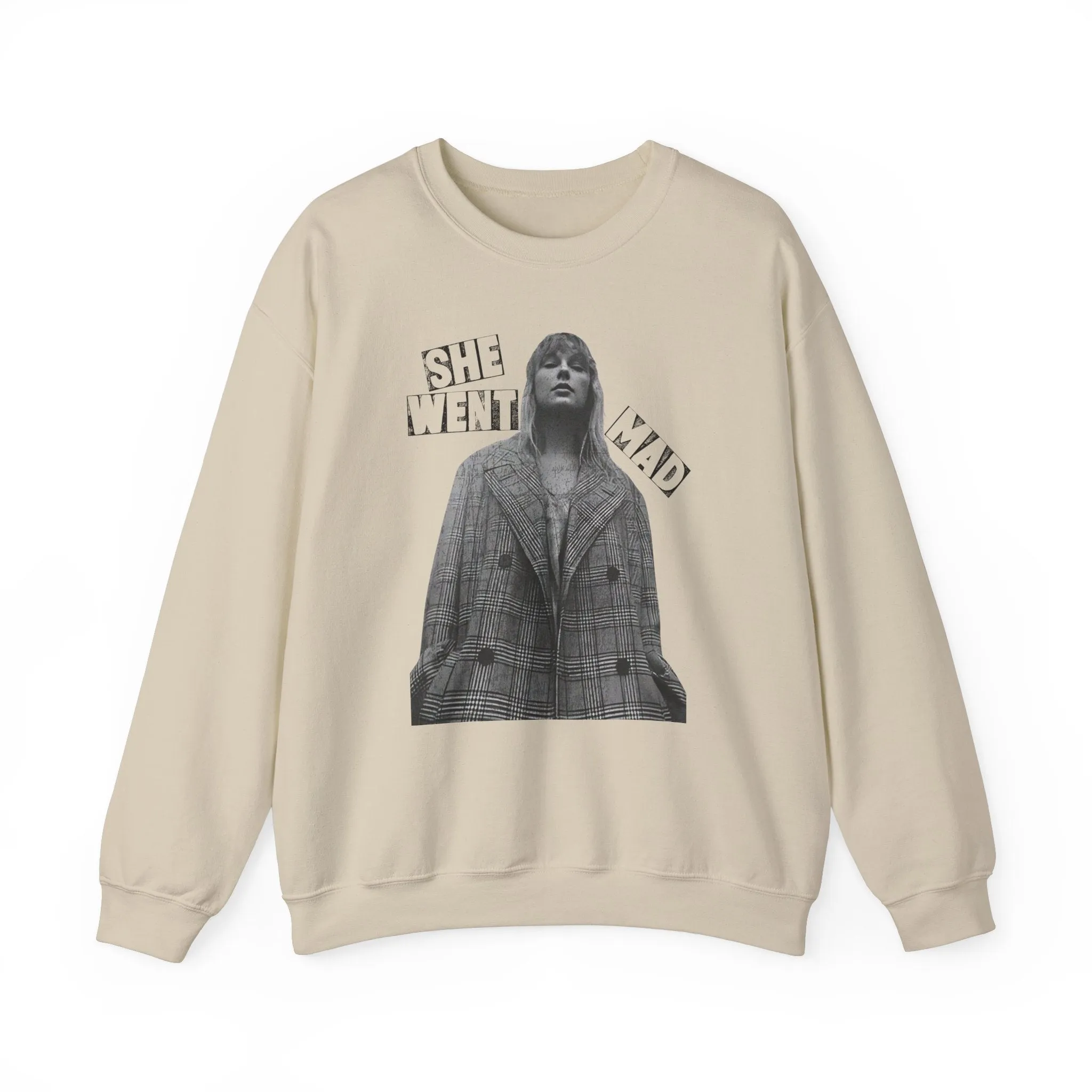 She Went Mad Crewneck Sweatshirt sold by Rose Blush Studio product image thumbnail 5