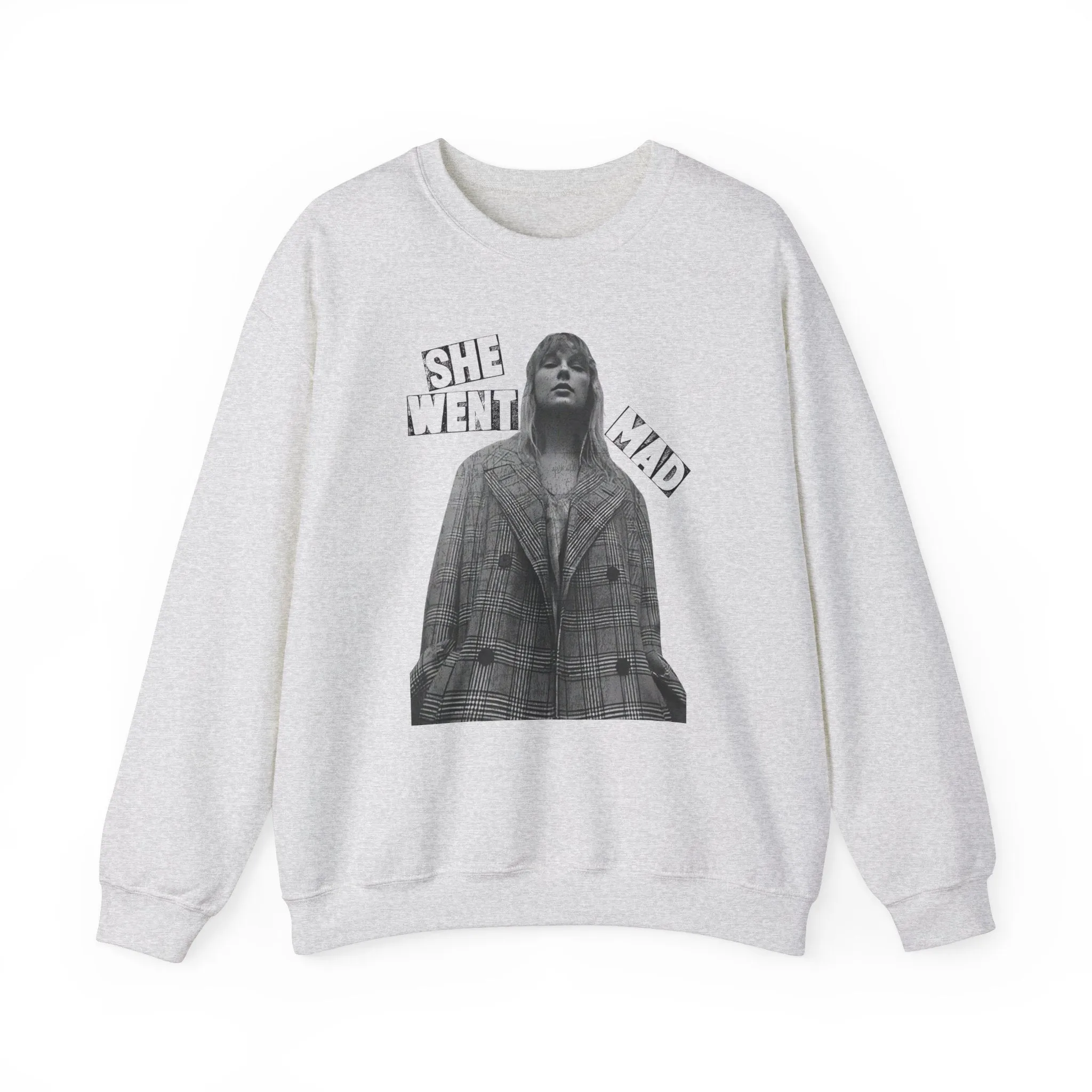 She Went Mad Crewneck Sweatshirt sold by Rose Blush Studio product image thumbnail 2