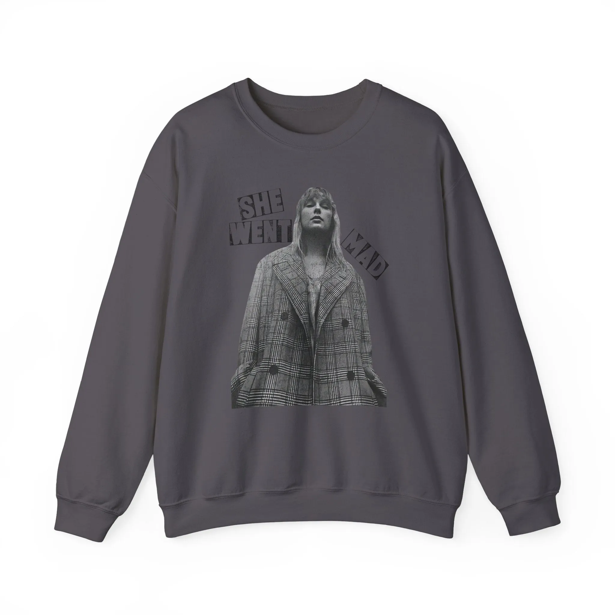 She Went Mad Crewneck Sweatshirt sold by Rose Blush Studio product image thumbnail 3