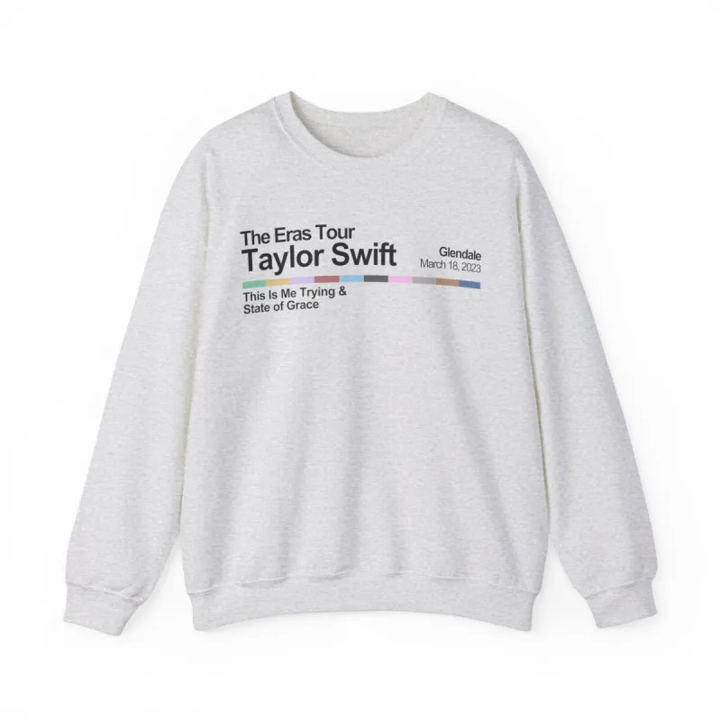 Glendale Night 2 Crewneck Sweatshirt sold by Rose Blush Studio