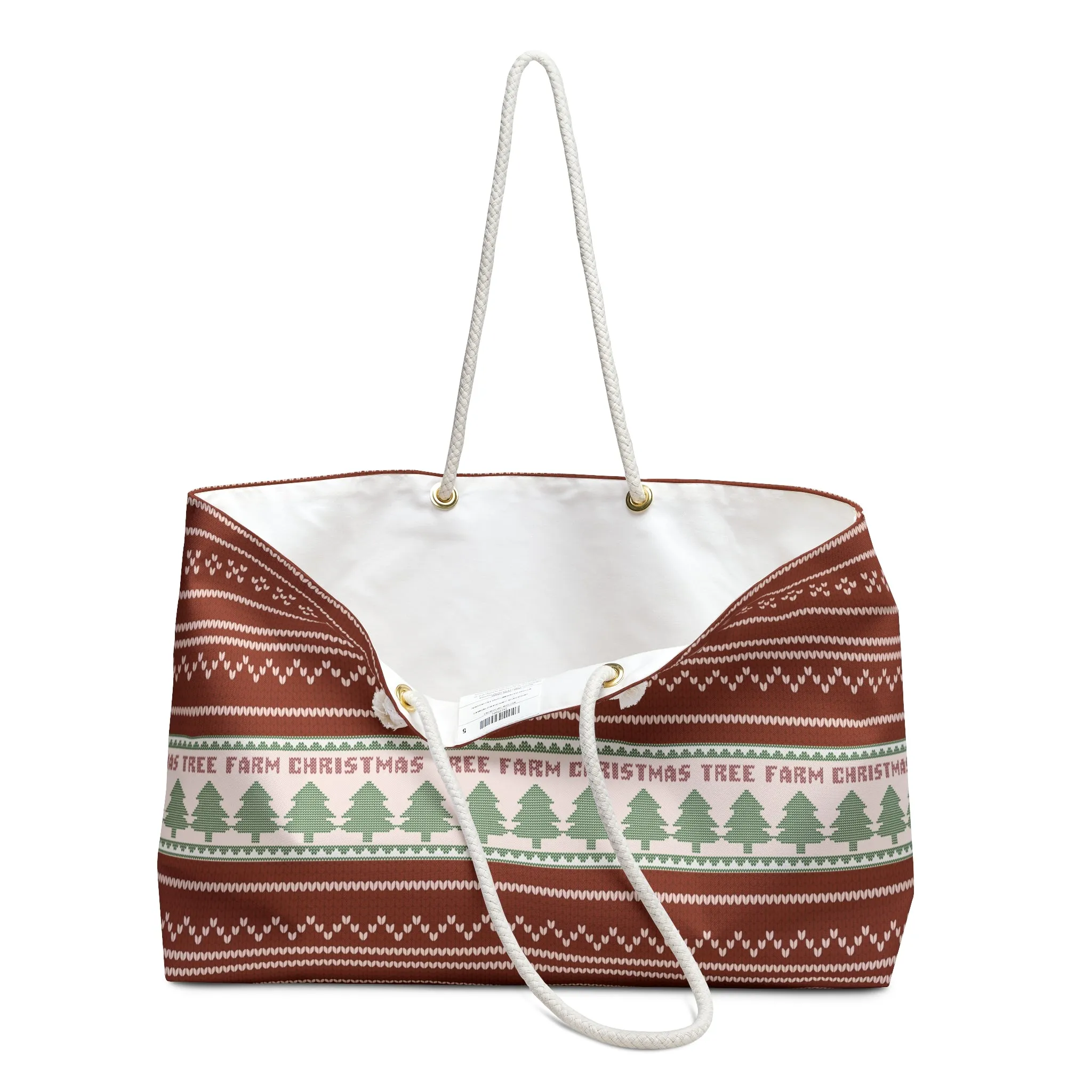 Christmas Tree Farm Weekender Bag sold by Rose Blush Studio product image thumbnail 2