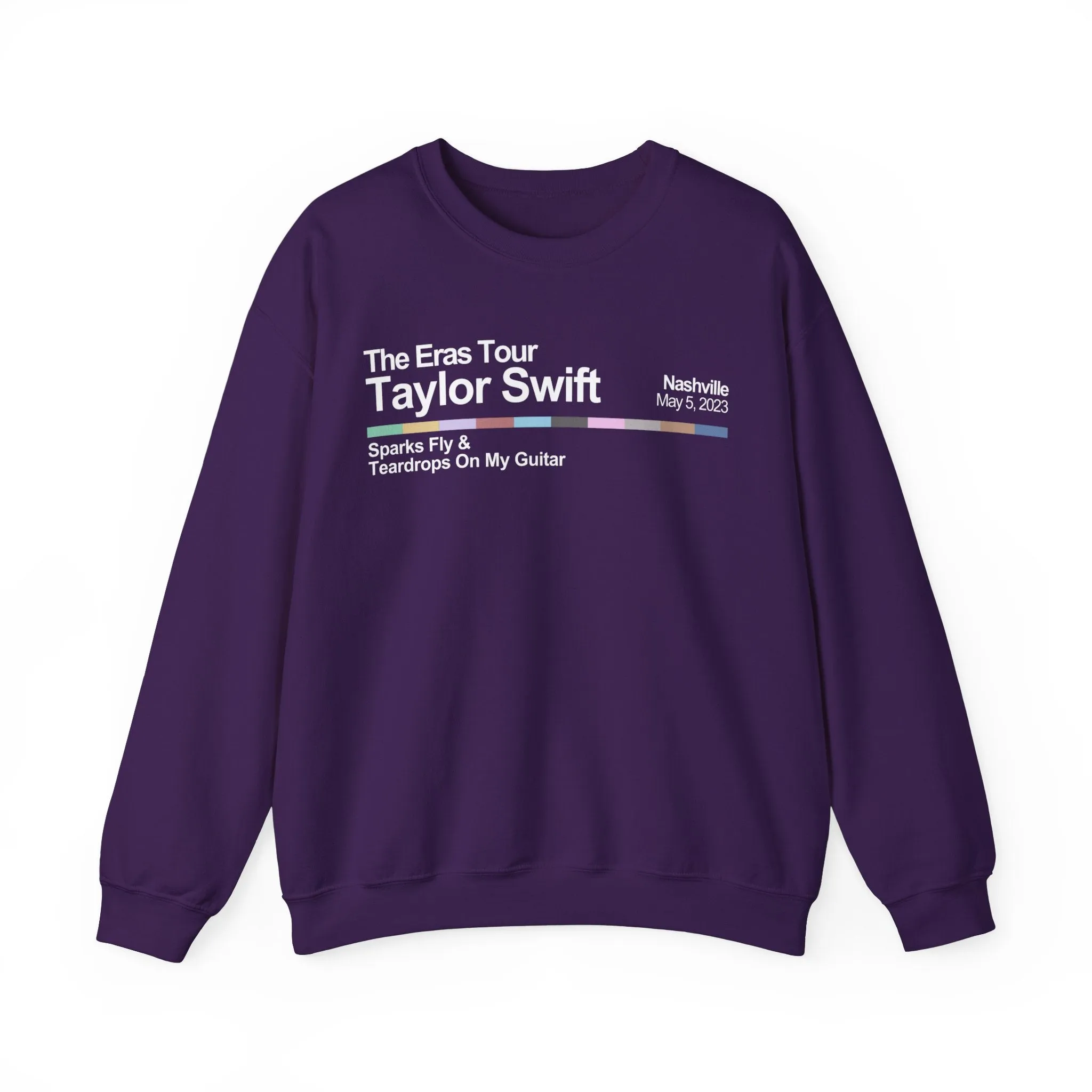Nashville Night 1 Crewneck Sweatshirt sold by Rose Blush Studio