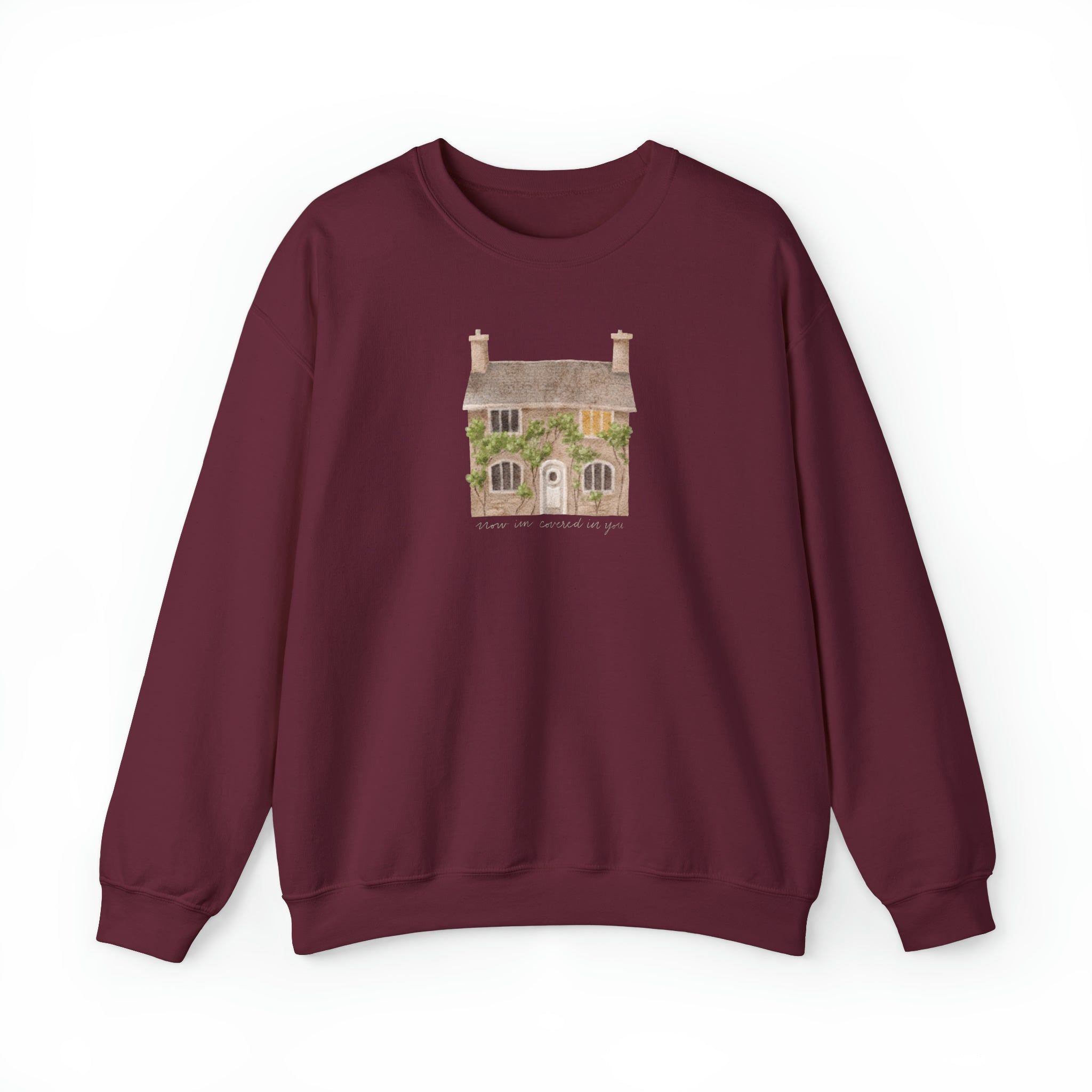Ivy House Crewneck Sweatshirt sold by Rose Blush Studio product image thumbnail 4