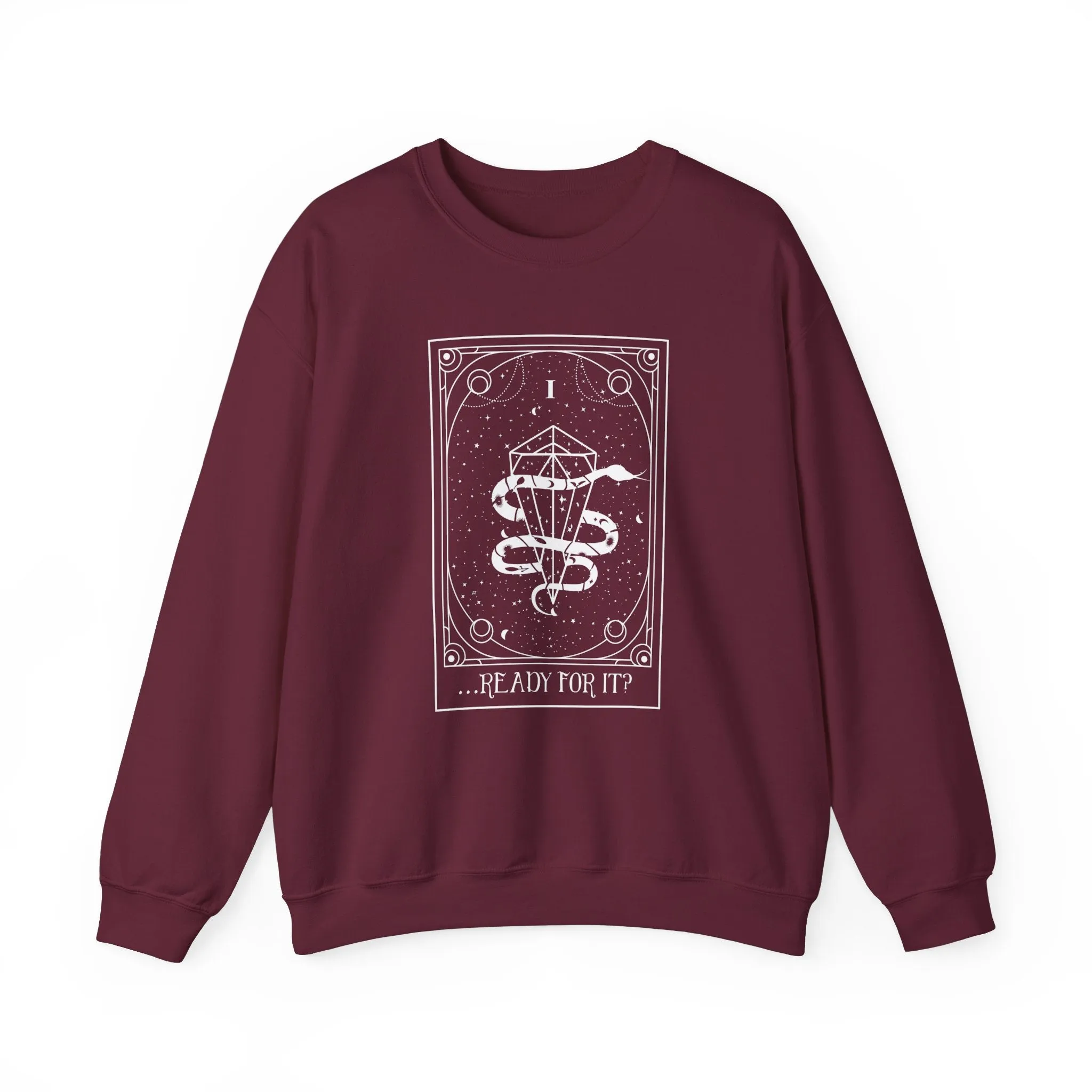 Tarot Crewneck Sweatshirt - Are You Ready For it sold by Rose Blush Studio product image thumbnail 4
