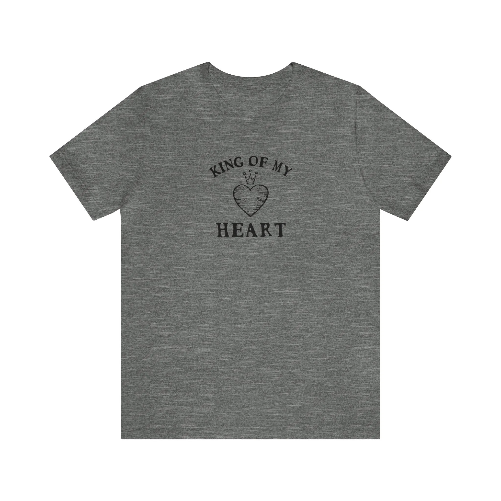 King of My Heart Tshirt sold by Rose Blush Studio product image thumbnail 2