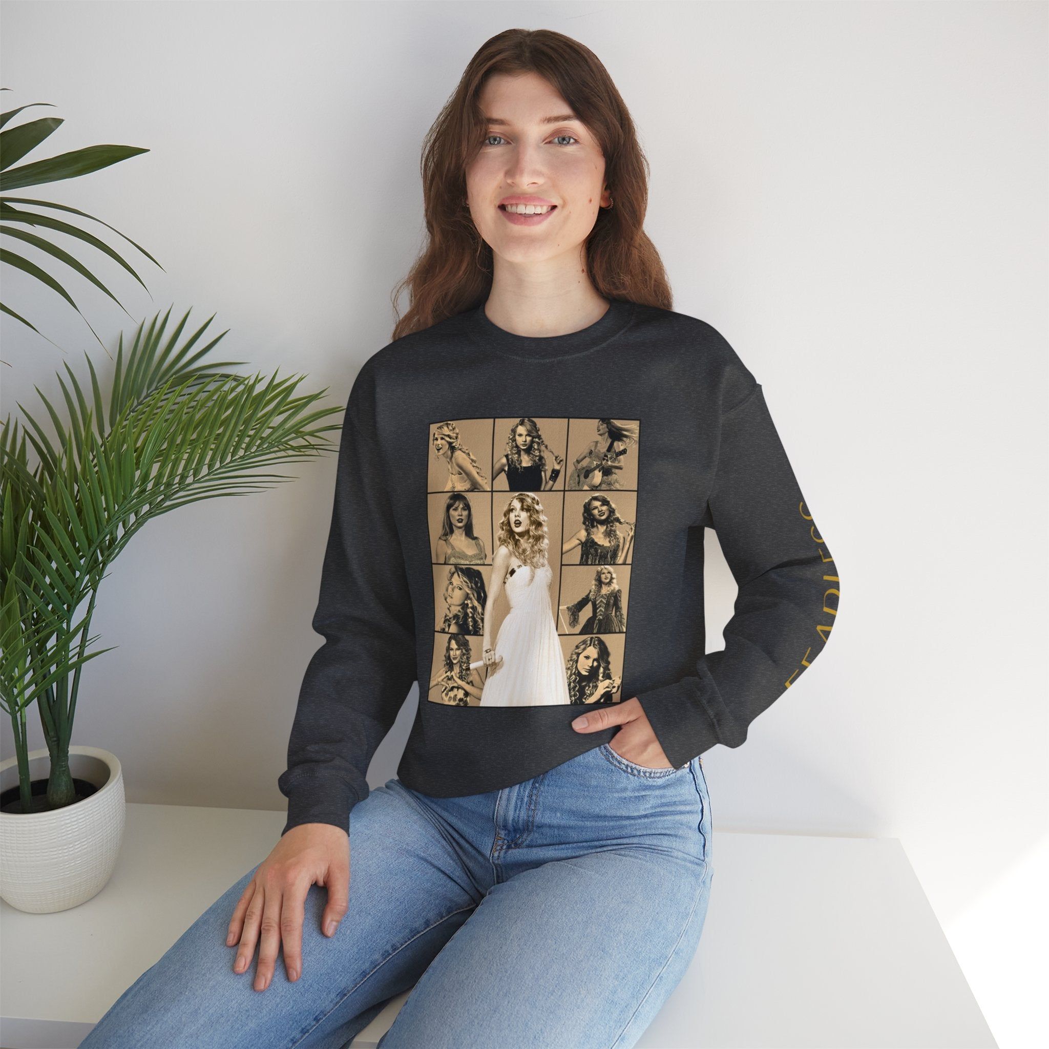 Fearless TV Crewneck Sweatshirt sold by Rose Blush Studio