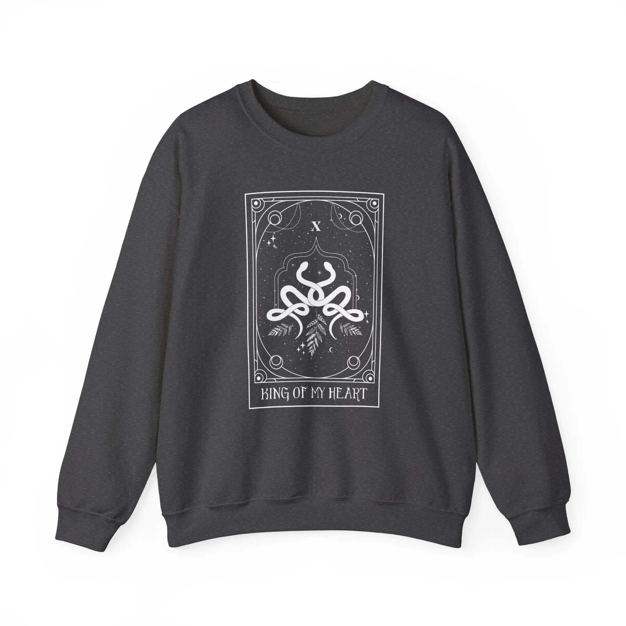 Tarot Crewneck Sweatshirt - King of My Heart sold by Rose Blush Studio product image thumbnail 2