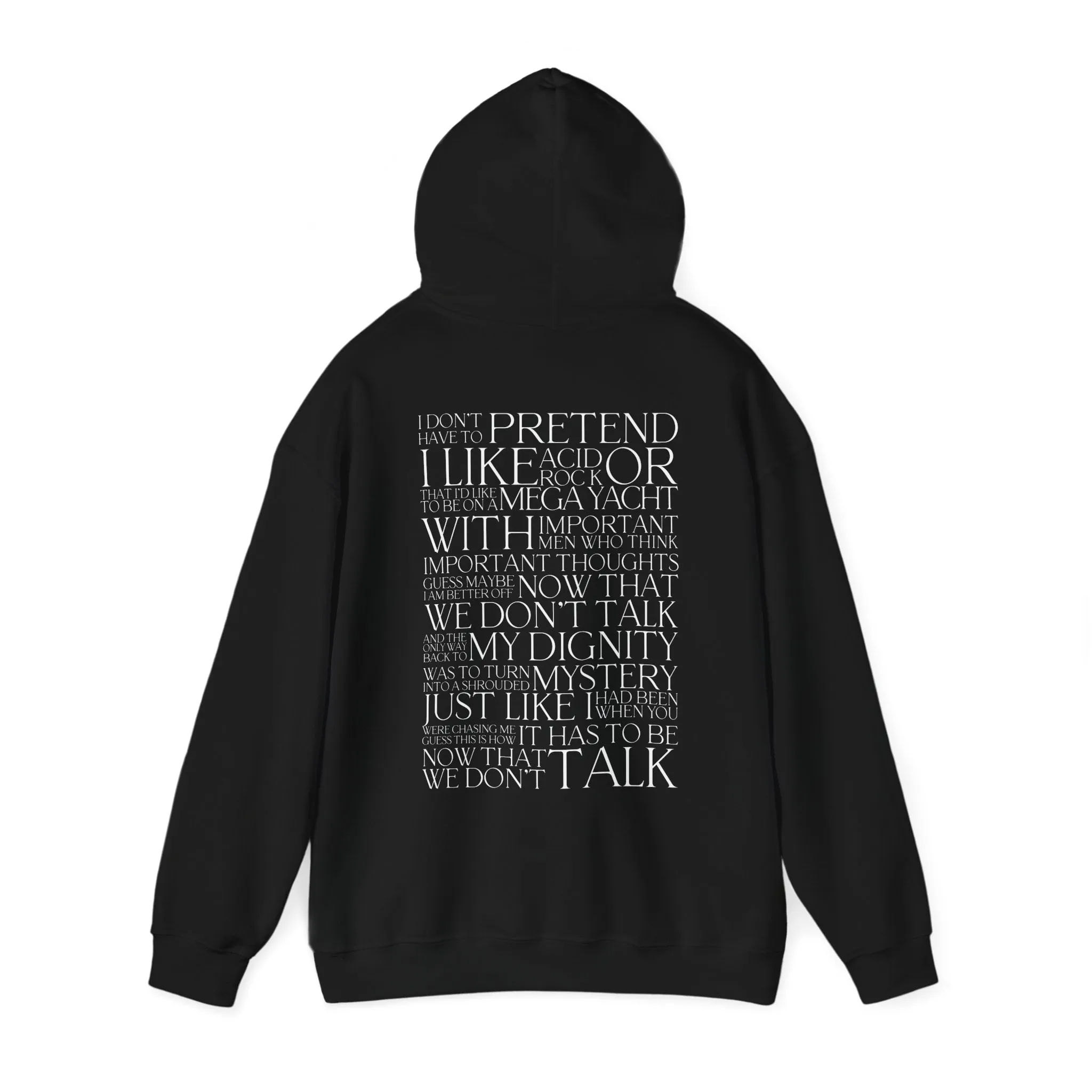 Now That We Don't Talk Lyrics Hoodie sold by Rose Blush Studio product image thumbnail 5