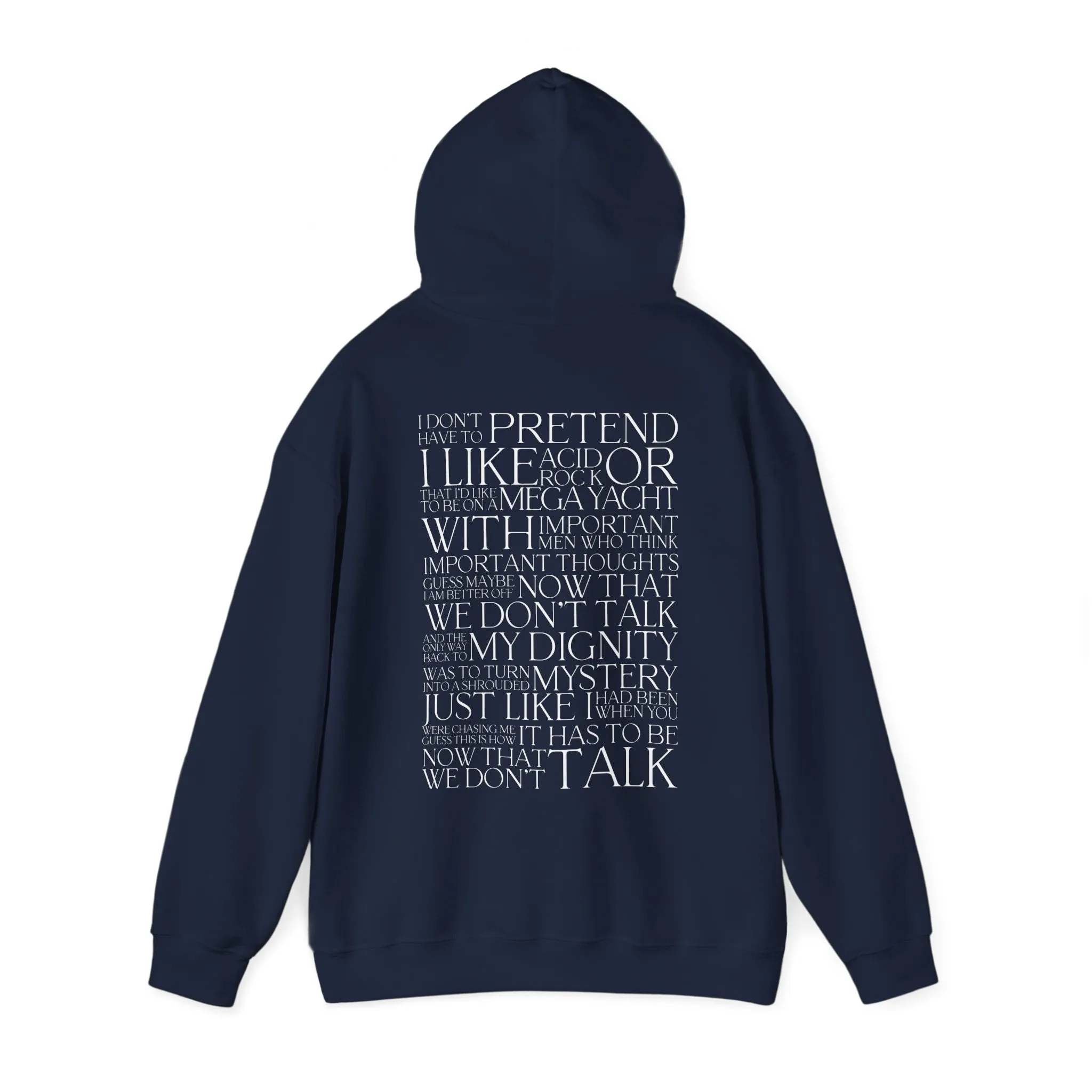 Now That We Don't Talk Lyrics Hoodie sold by Rose Blush Studio product image thumbnail 3
