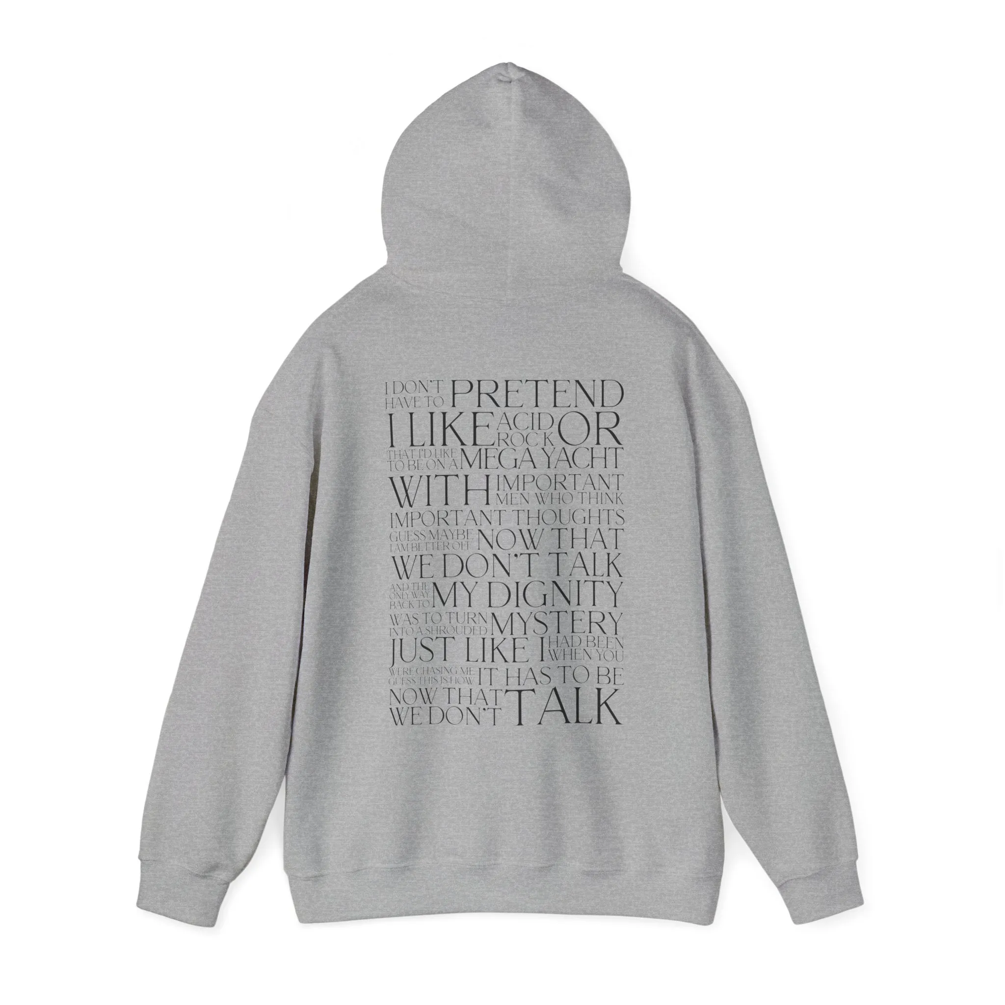 Now That We Don't Talk Lyrics Hoodie sold by Rose Blush Studio