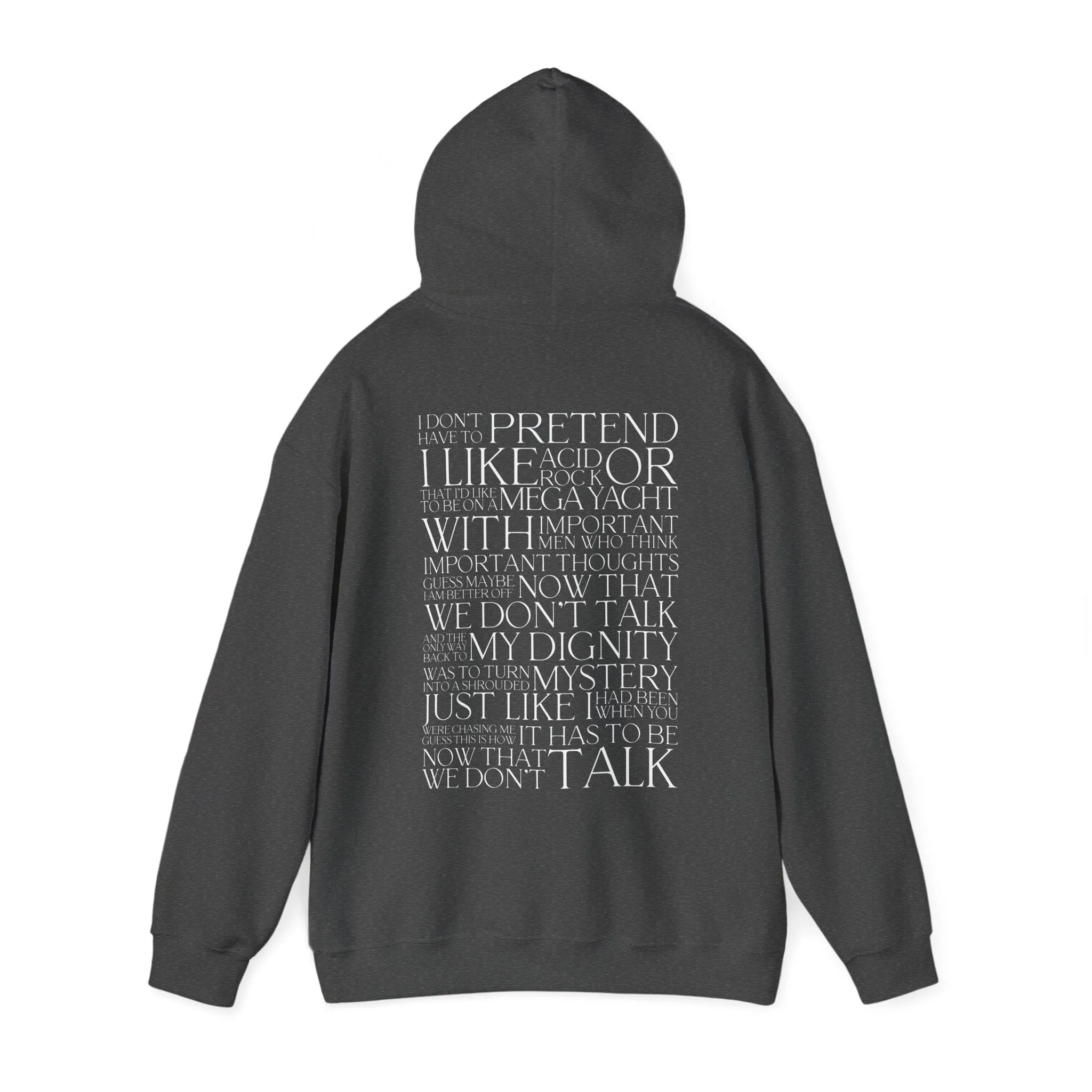 Now That We Don't Talk Lyrics Hoodie sold by Rose Blush Studio product image thumbnail 2