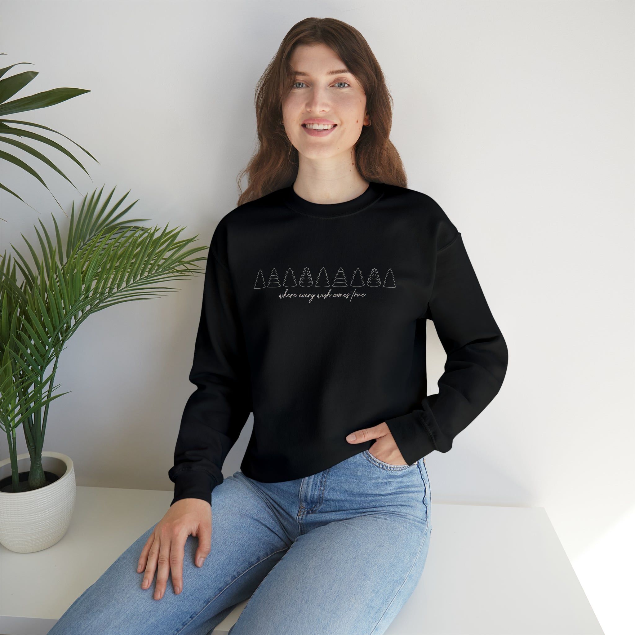 Where Every Wish Comes True Crewneck Sweatshirt sold by Rose Blush Studio product image thumbnail 5