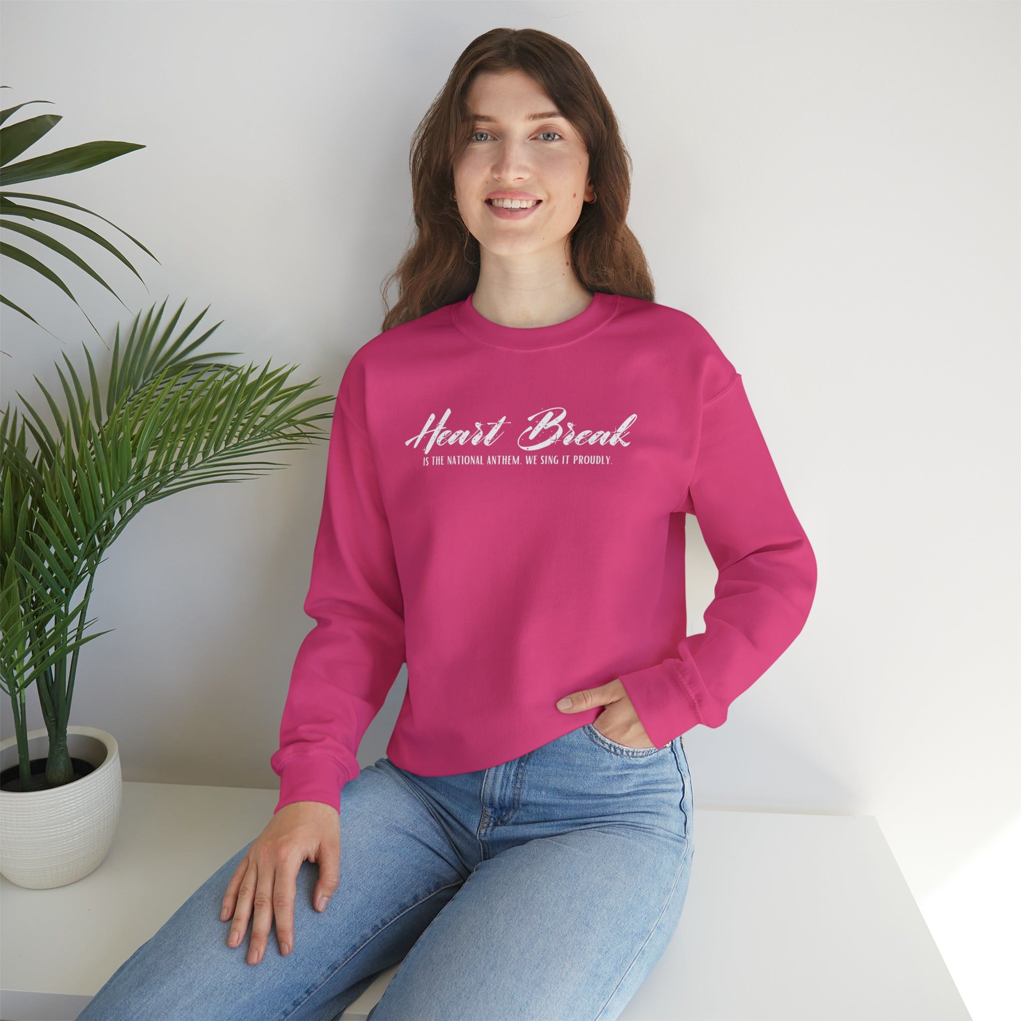 Heartbreak is the National Anthem Sweater sold by Rose Blush Studio product image thumbnail 3